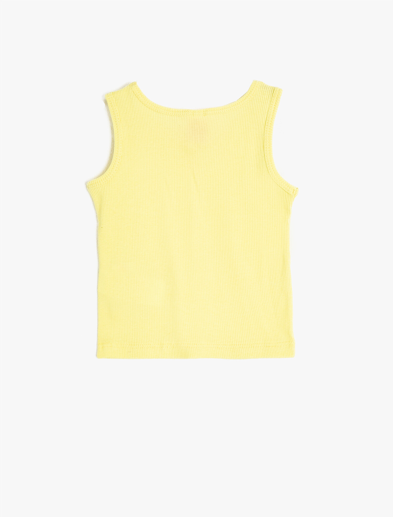  Kız Bebek Basic Atlet Yuvarlak Yaka Kolsuz Ribanalı Pamuklu