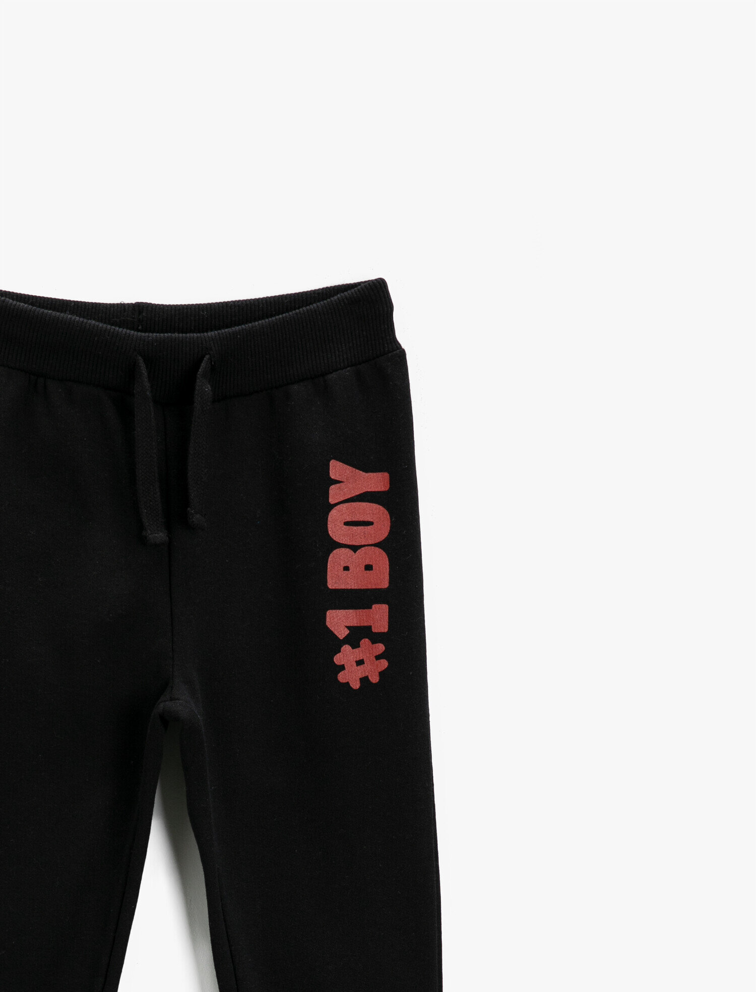 Erkek Çocuk Belden Bağlamalı Baskılı Jogger Eşofman Altı