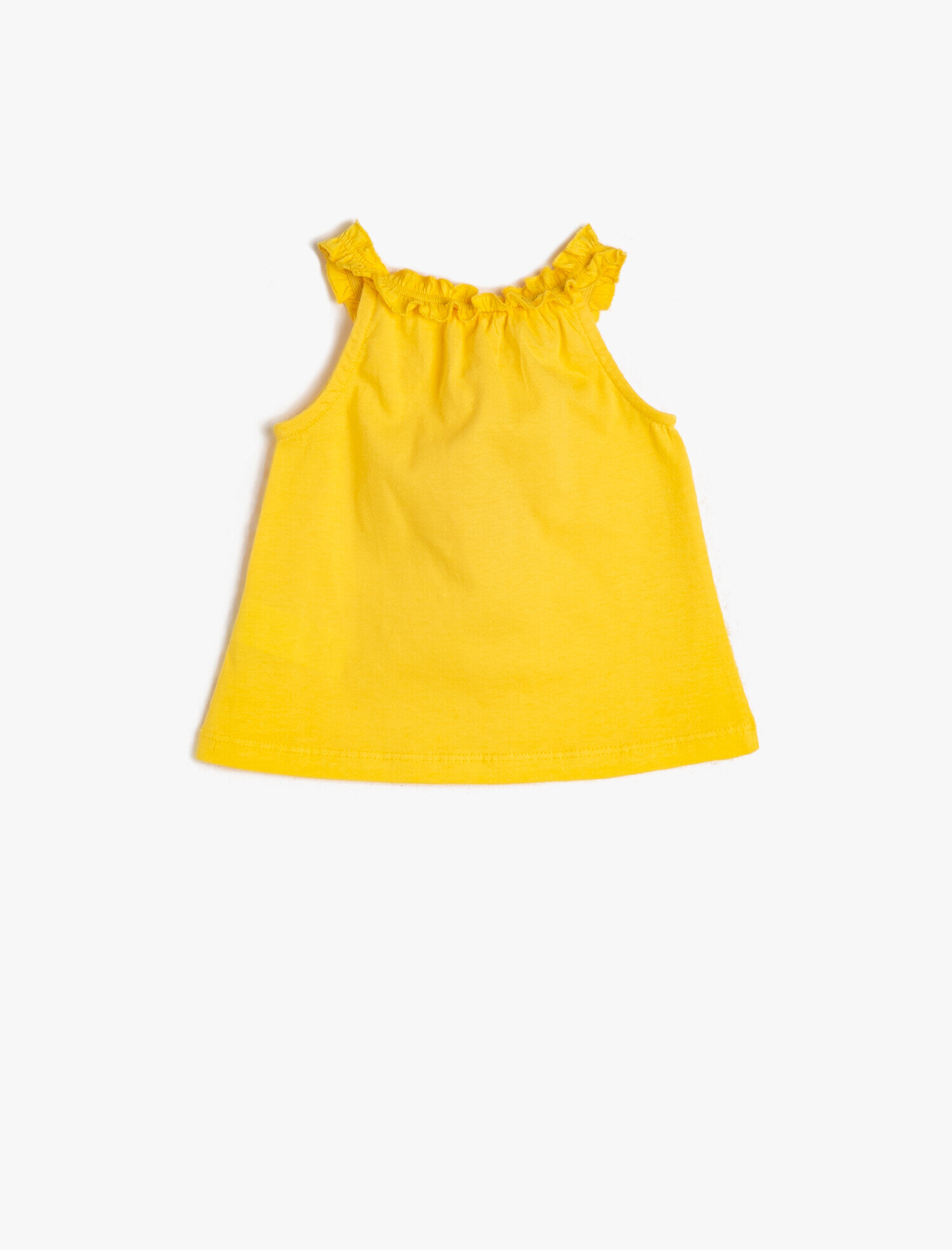  Kız Bebek Fırfır Detaylı Atlet