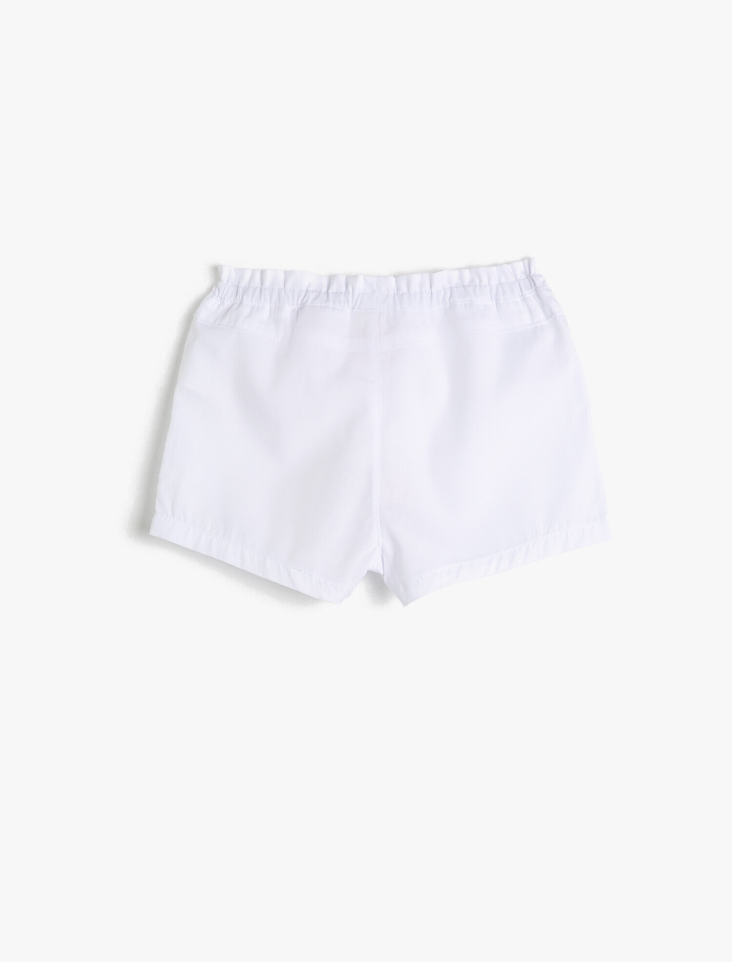  Kız Bebek Pamuk Beli Lastikli Şort