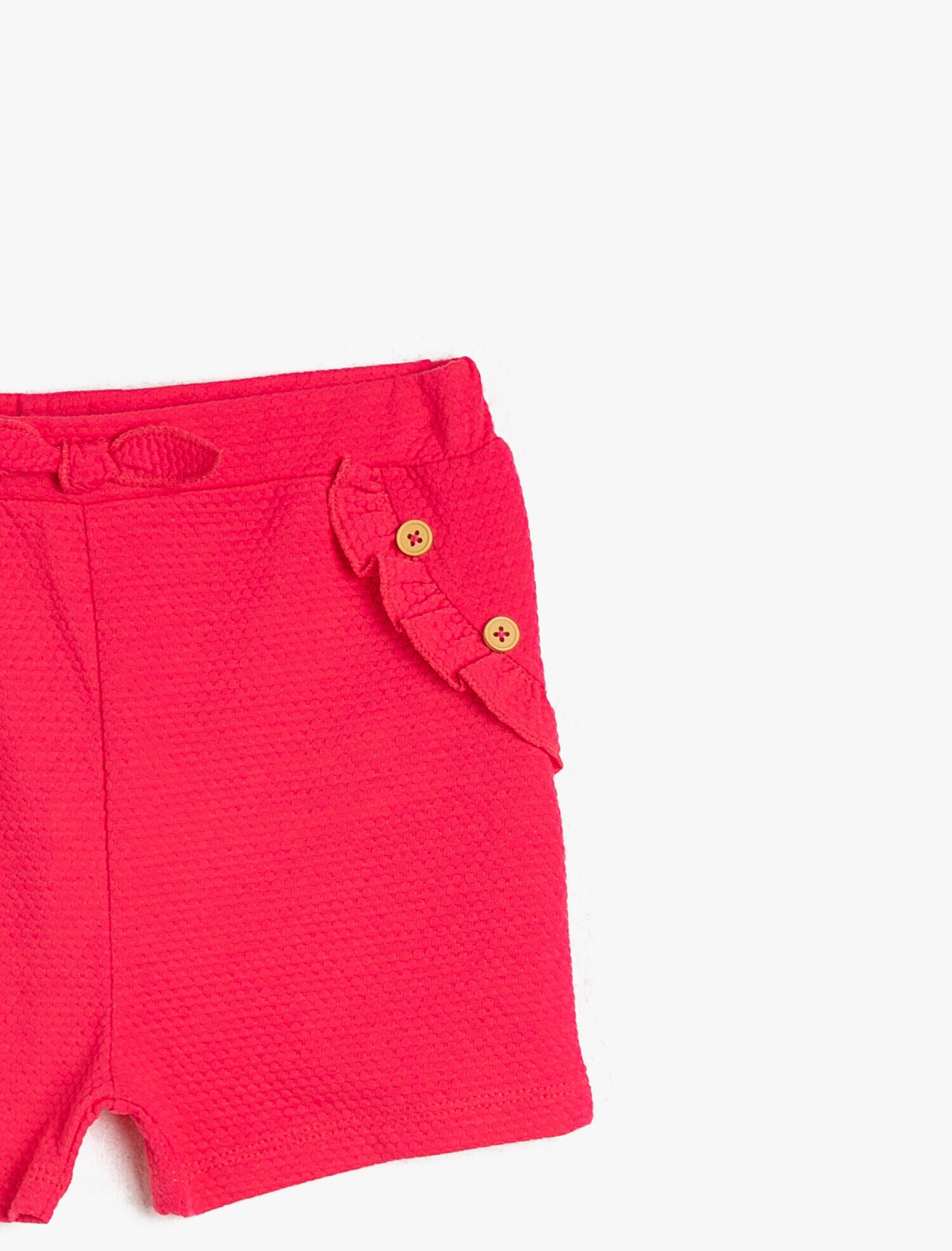  Kız Bebek Fırfır Detaylı Şort