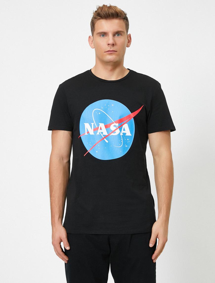   Nasa Lisanslı Baskılı Tişört
