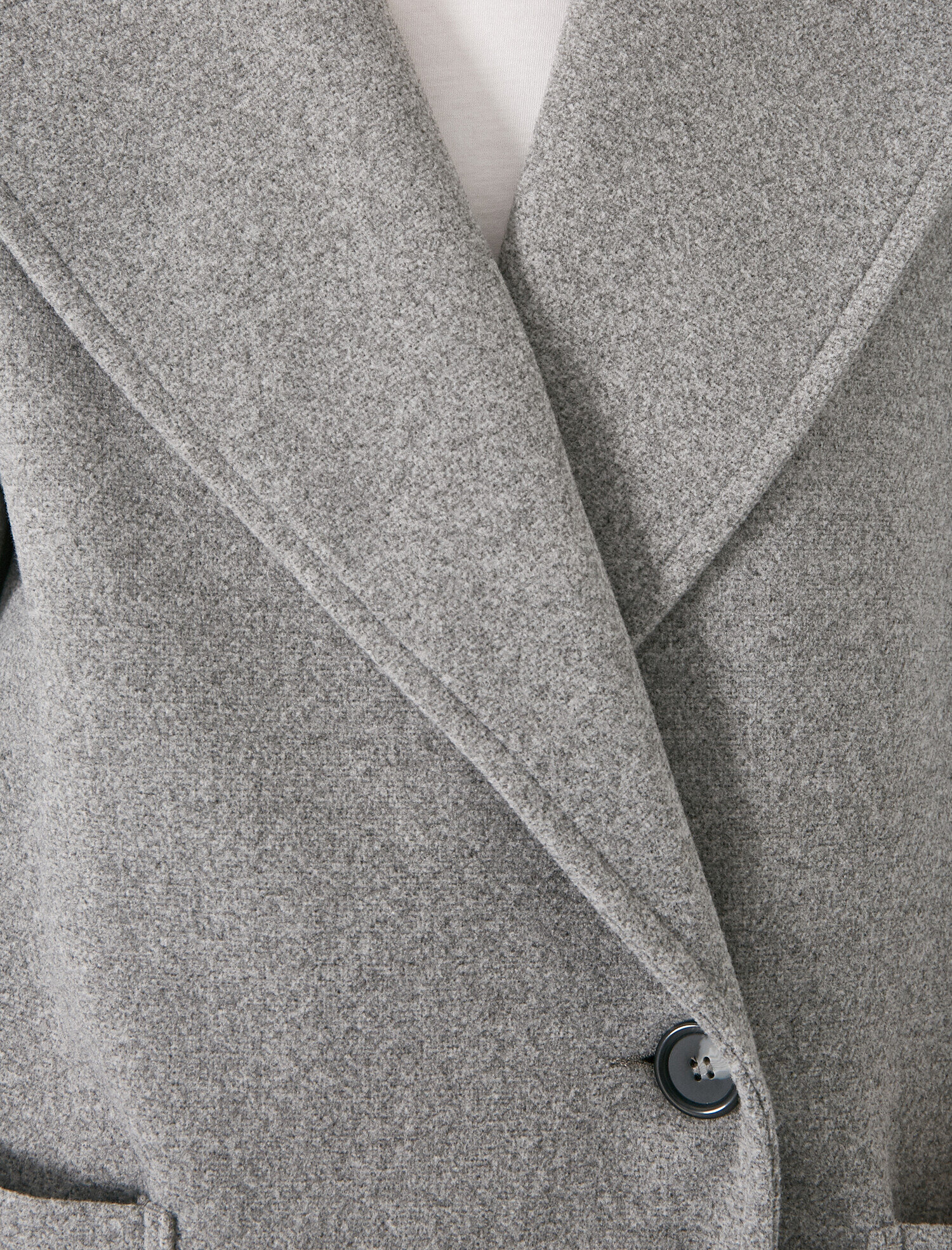 Gömlek Yaka Kaşe Kaban