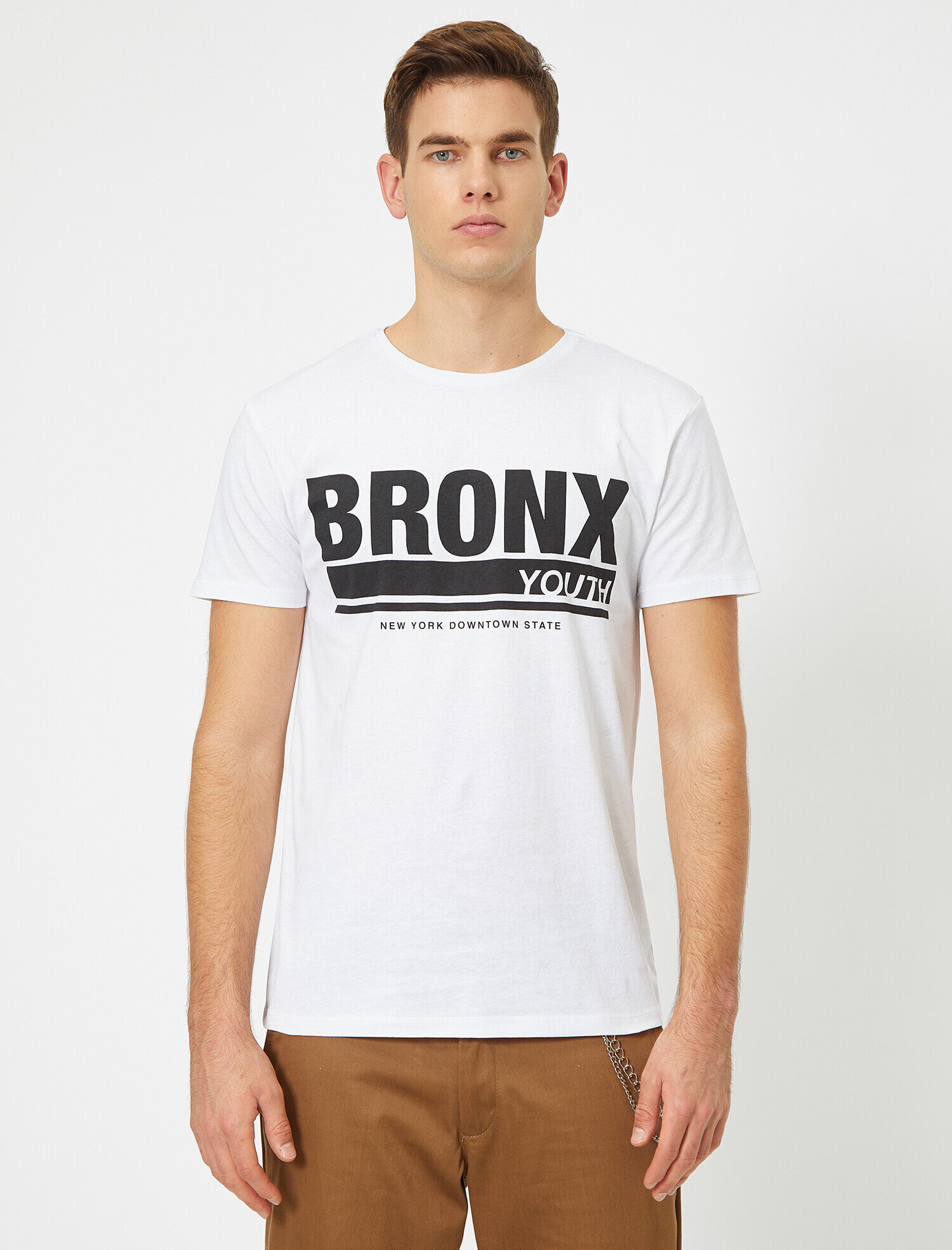   Baskılı Tişört Kısa Kollu