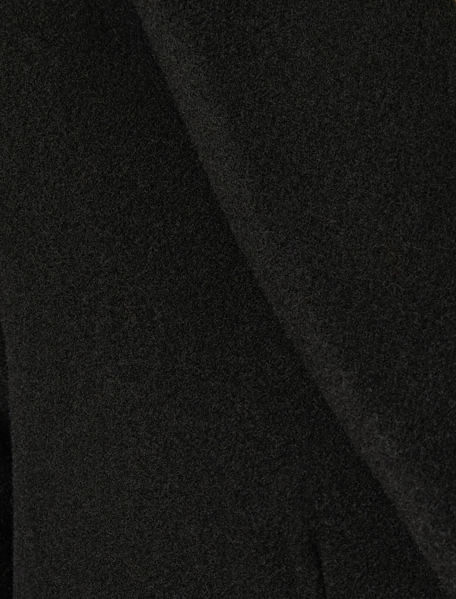   Düğmeli Kaşe Kaban