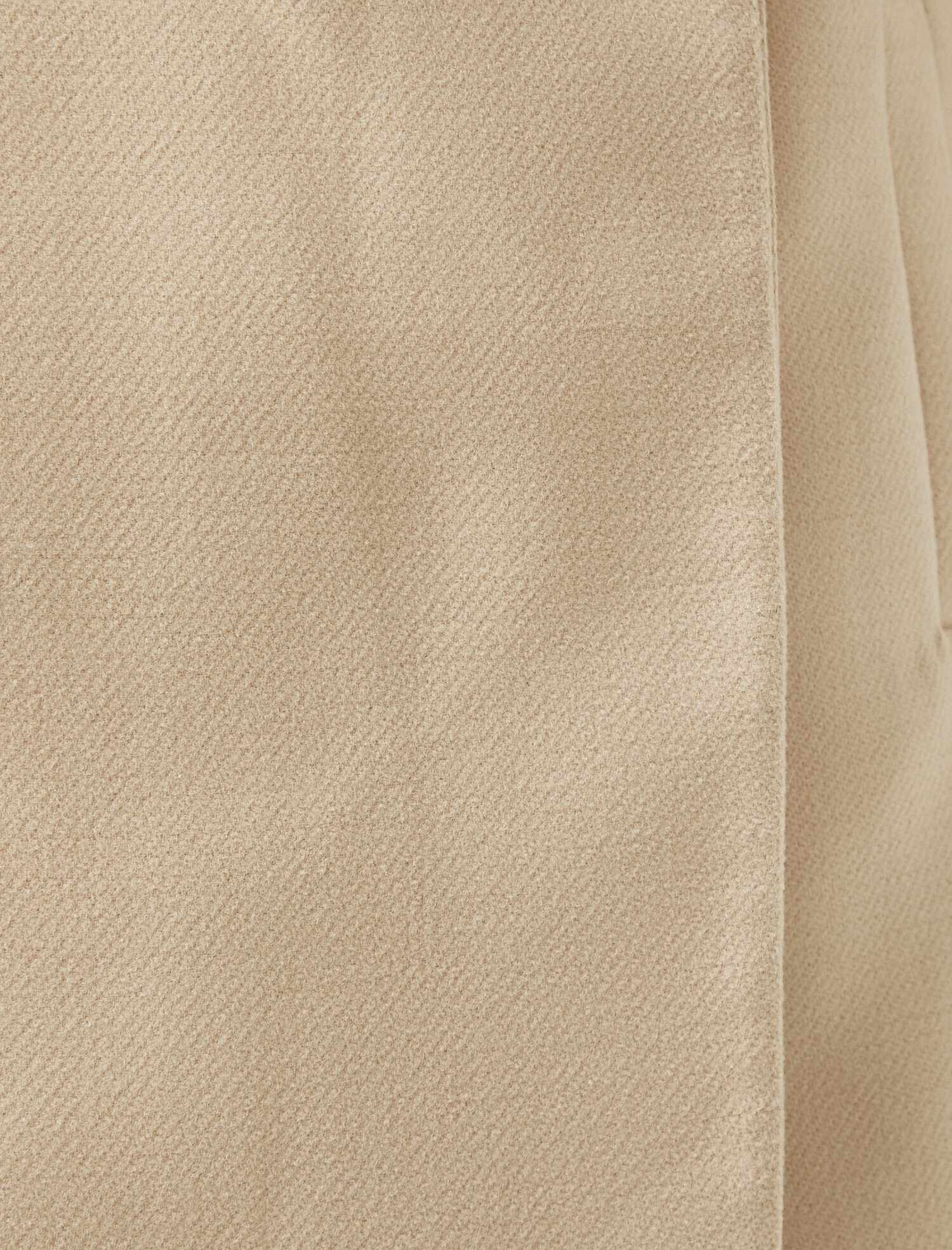   Suni Kürk Detaylı Kaşe Kaban