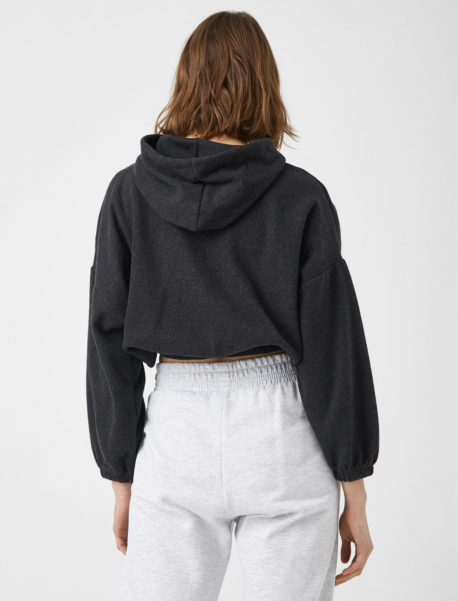   Pamuklu Kapüşonlu Sweatshirt Oversize