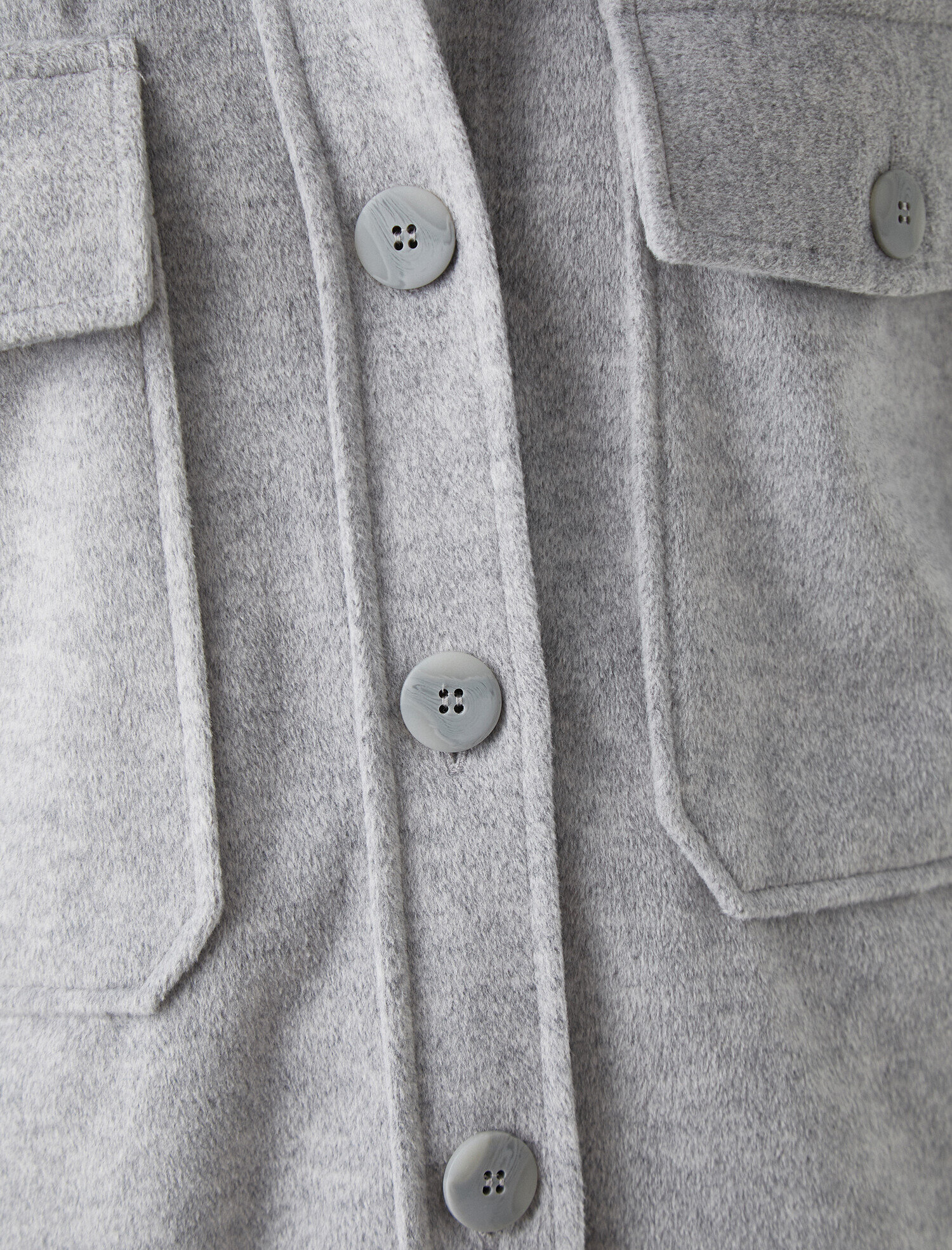   Gömlek Ceket Cepli Düğme Detaylı