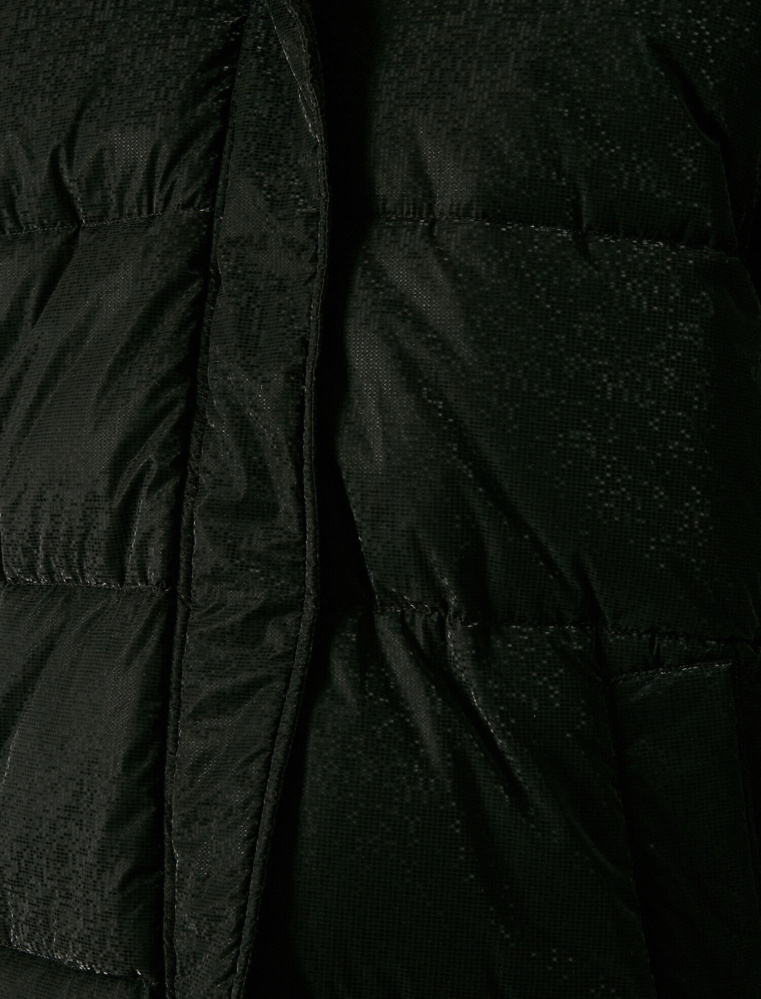   Kapüşonlu Suni Kürk Detaylı Oversize Şişme Kaban