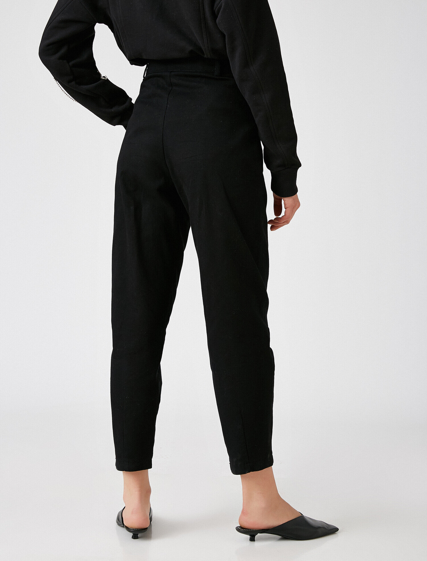   Pamuklu Mom Pantolon