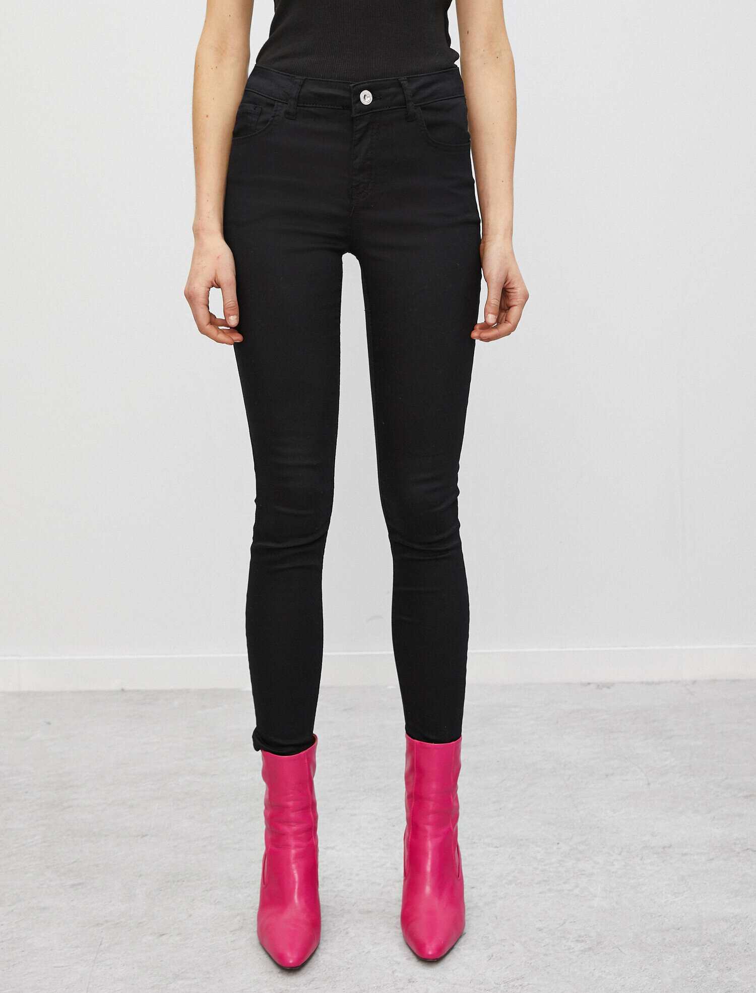 Pamuklu Skinny Yüksek Bel Jean