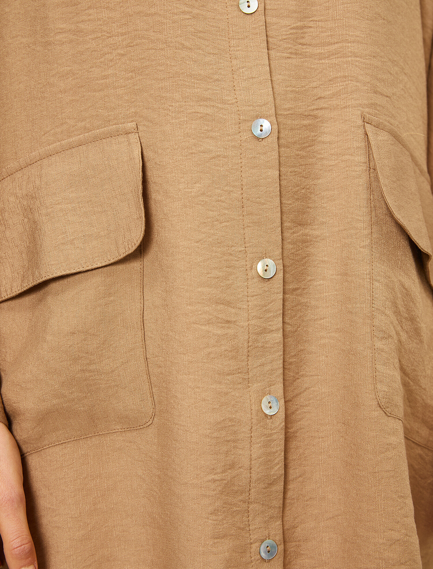 Düğme Detaylı Tunik