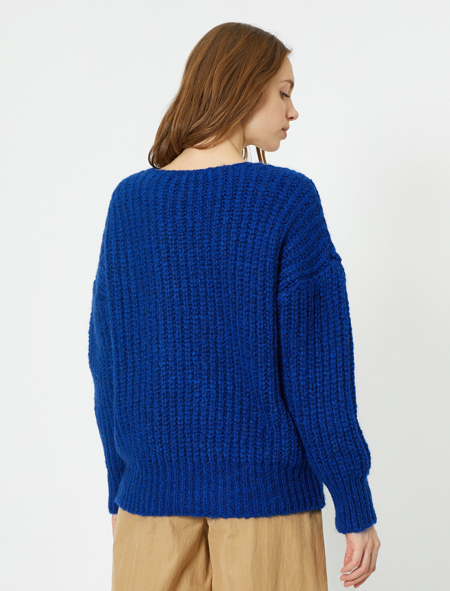   Örgülü Triko Kazak