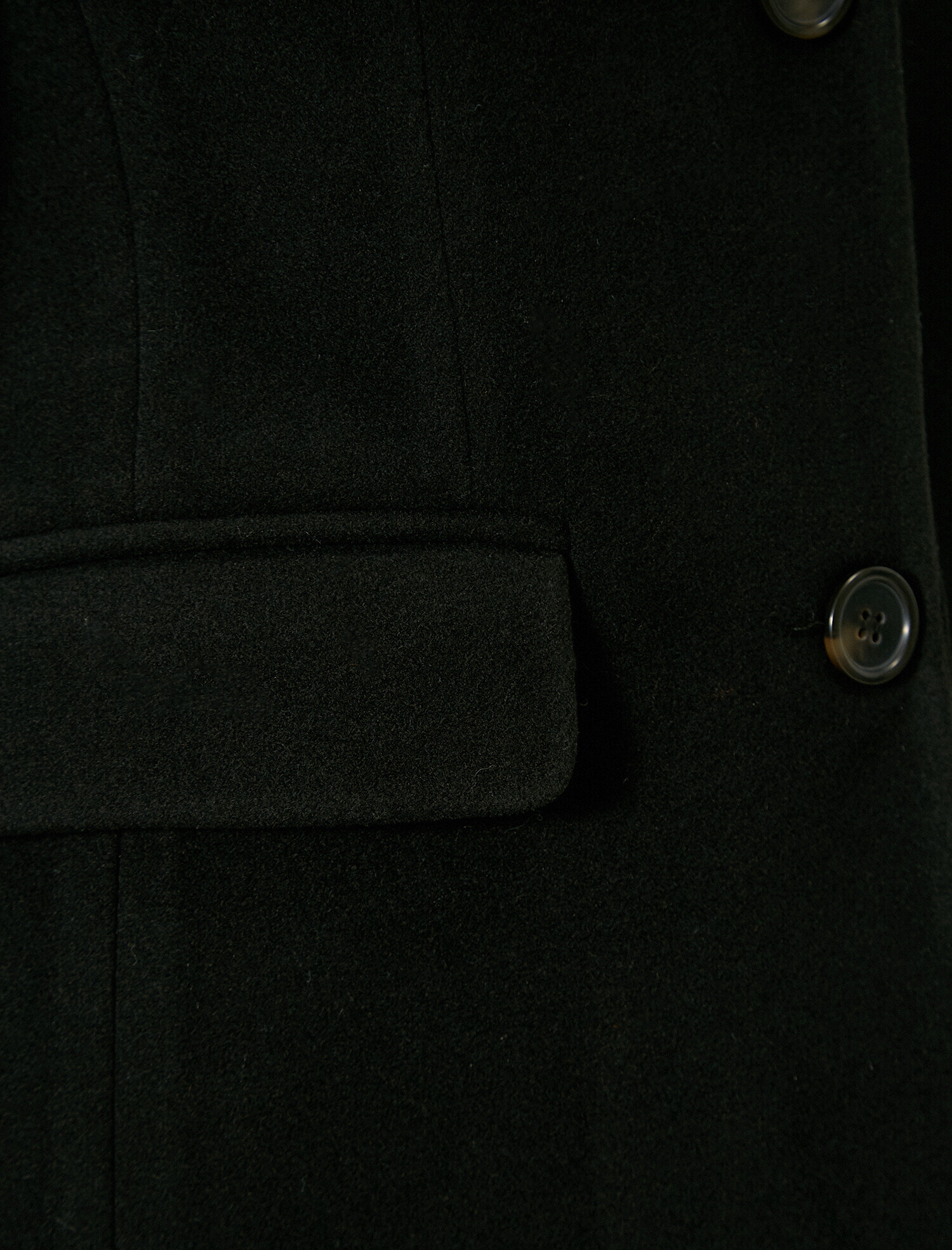   Düğme Detaylı Kaban