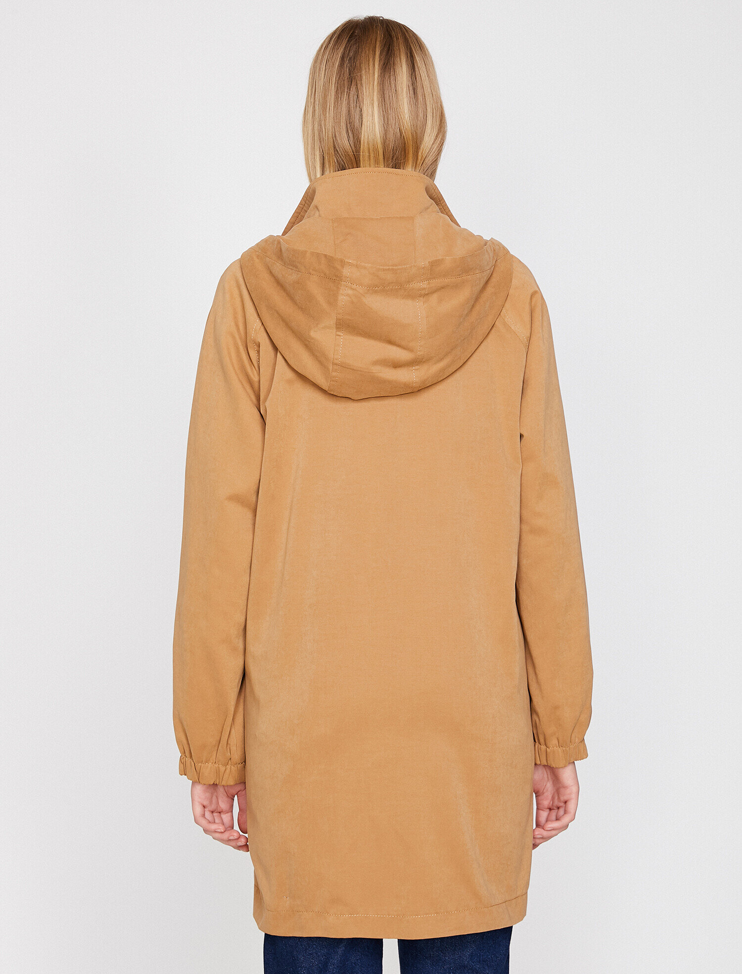 Fermuar Detaylı Trençkot