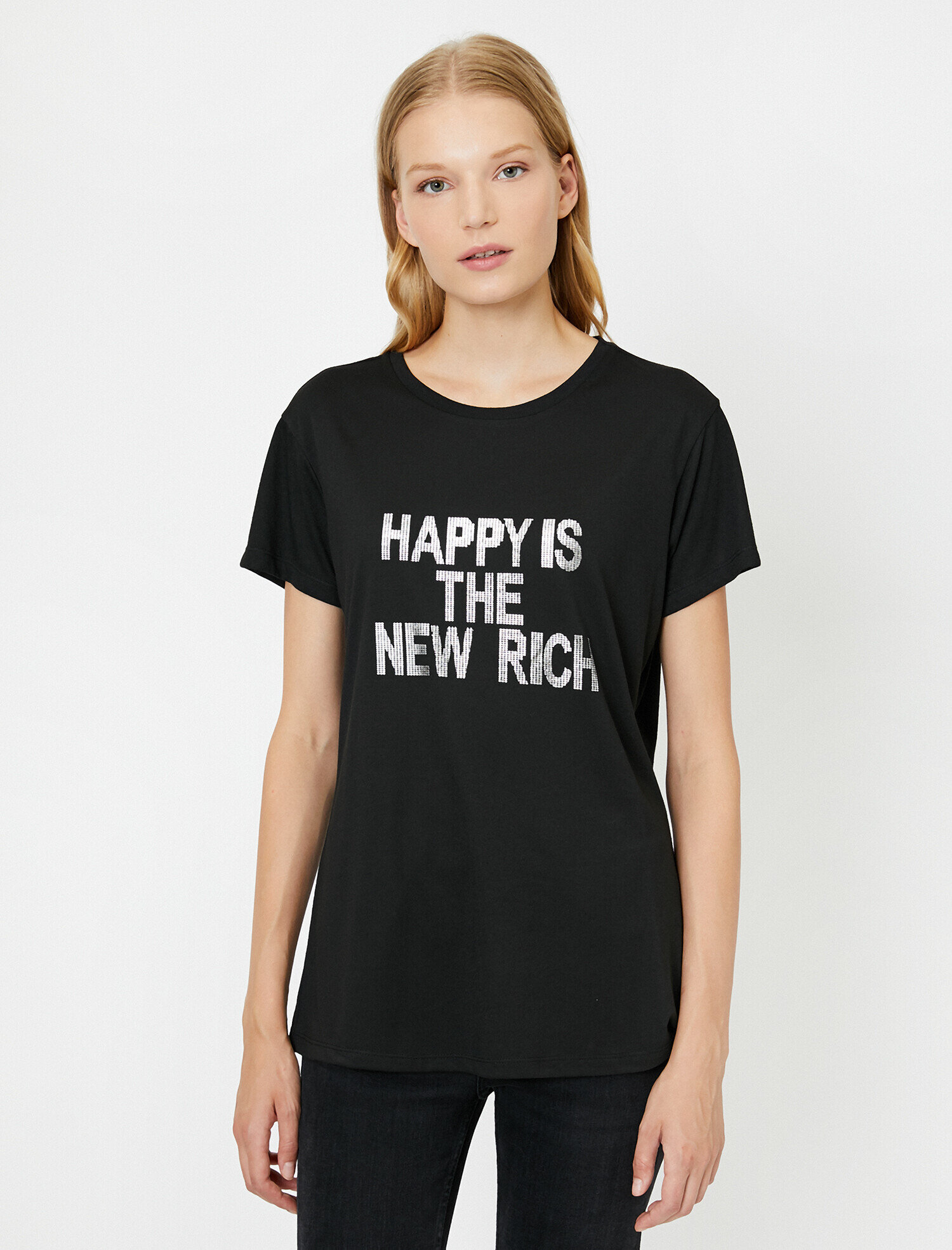   Yazılı Baskılı Tişört