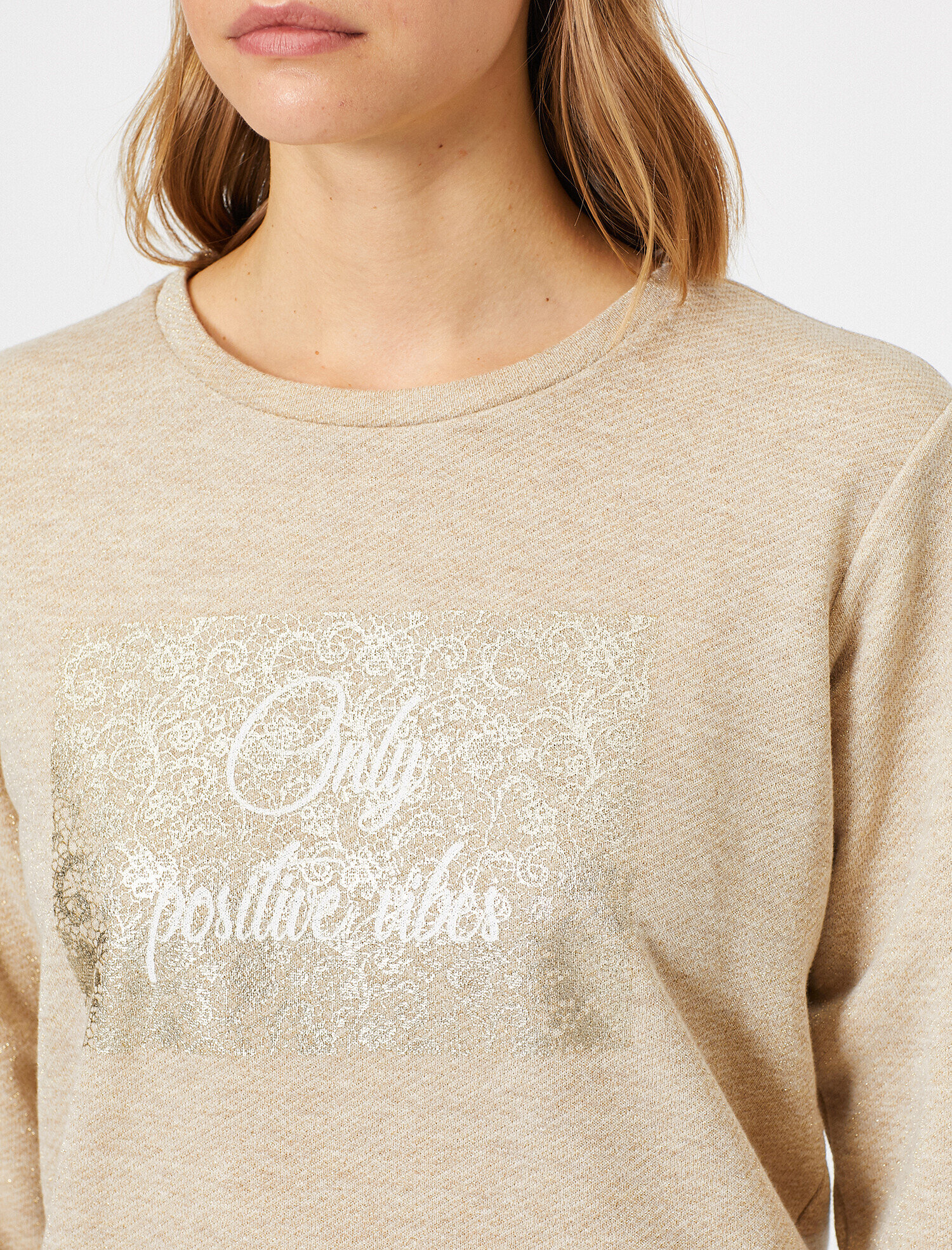 Yazılı Baskılı Sweatshirt