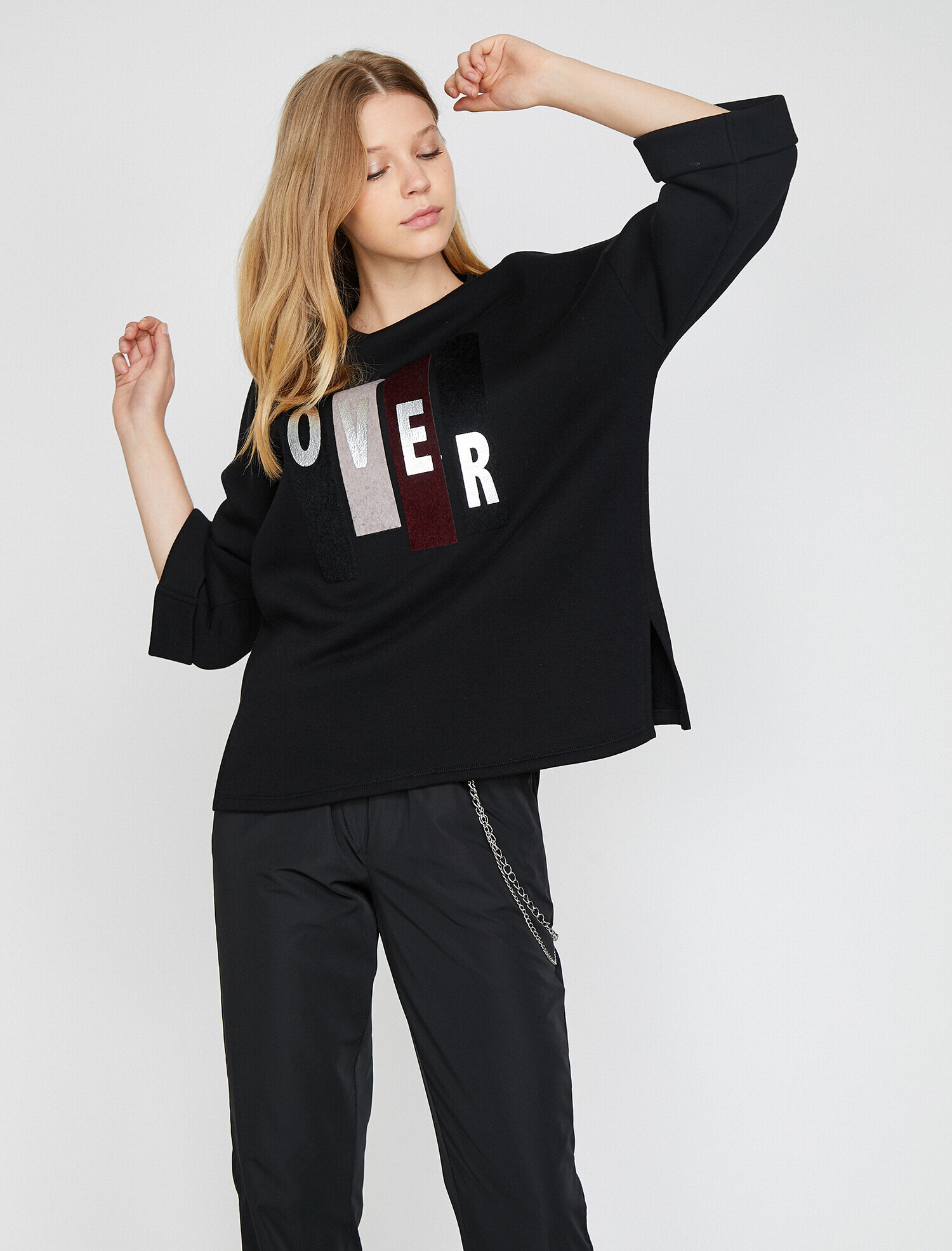   Baskılı Sweatshirt