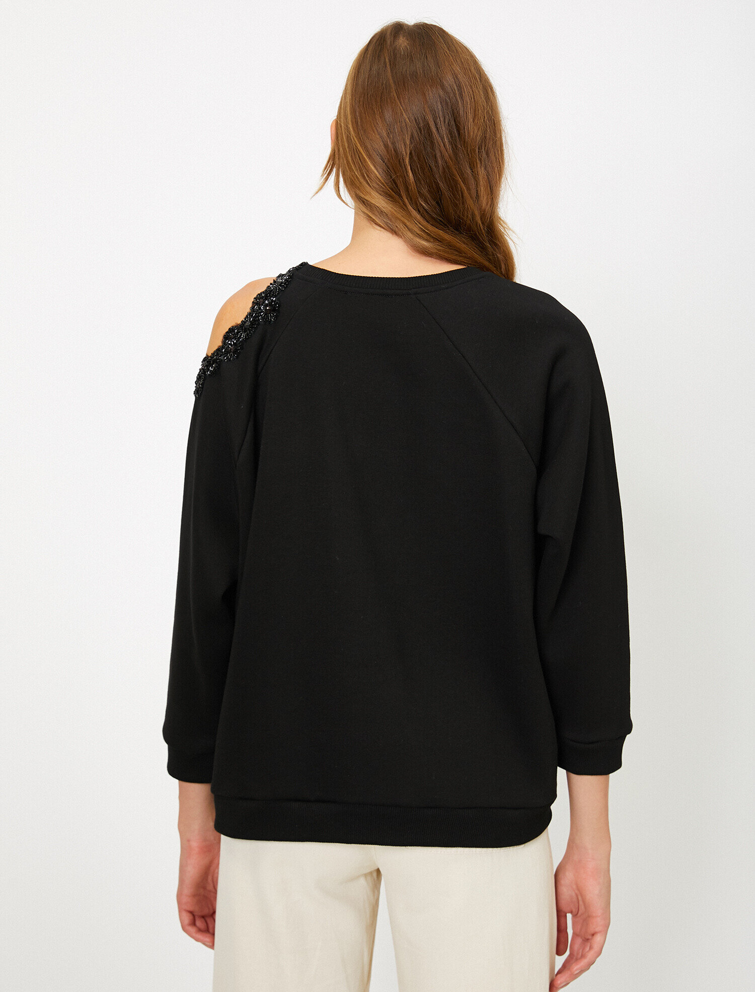   Omuz Detaylı Sweatshirt