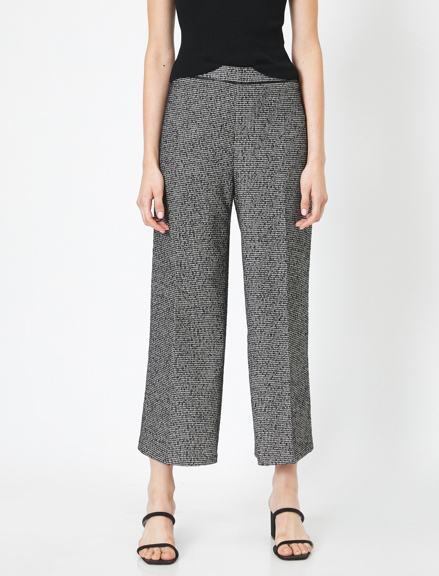   Normal Bel Kısa Paça Pantolon