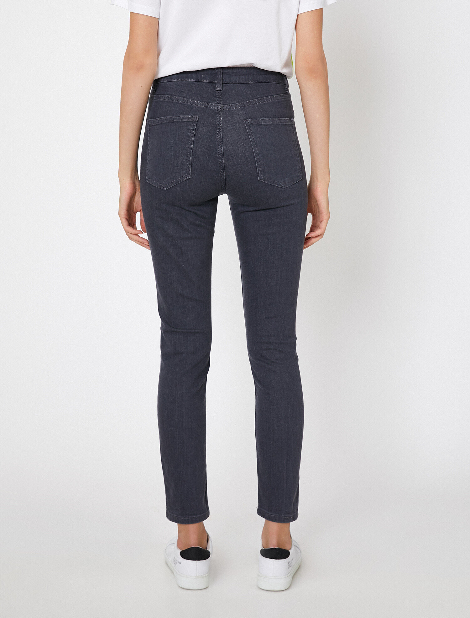   Carmen Jean - Yüksek Bel Dar Kesim Dar Paça Pantolon