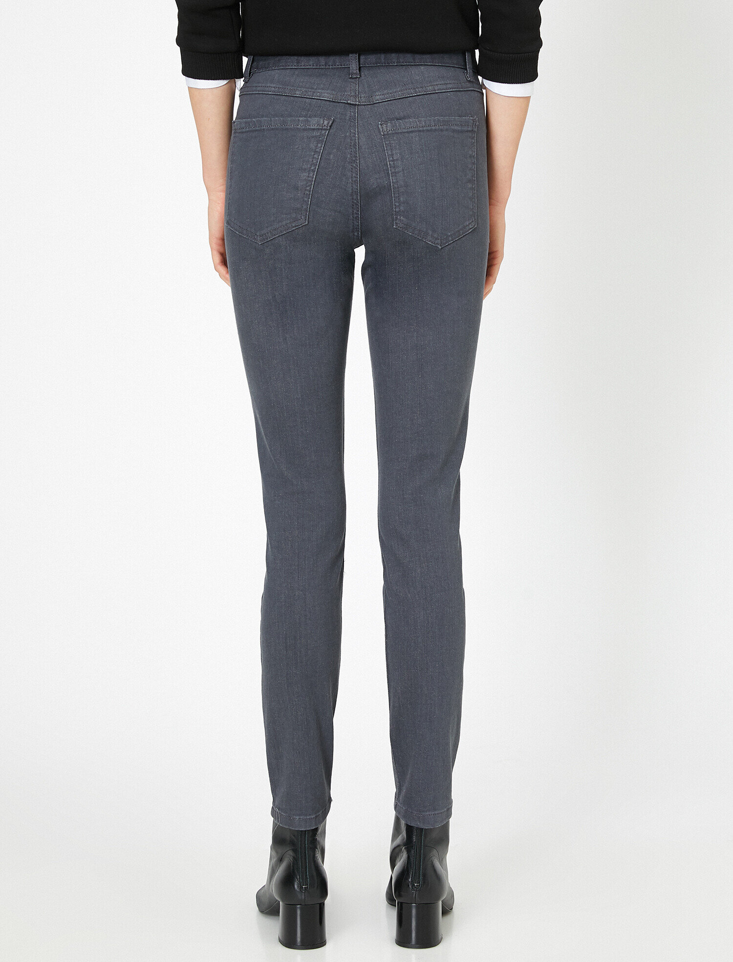 Carmen Jean - Yüksek Bel Dar Kesim Dar Paça Pantolon