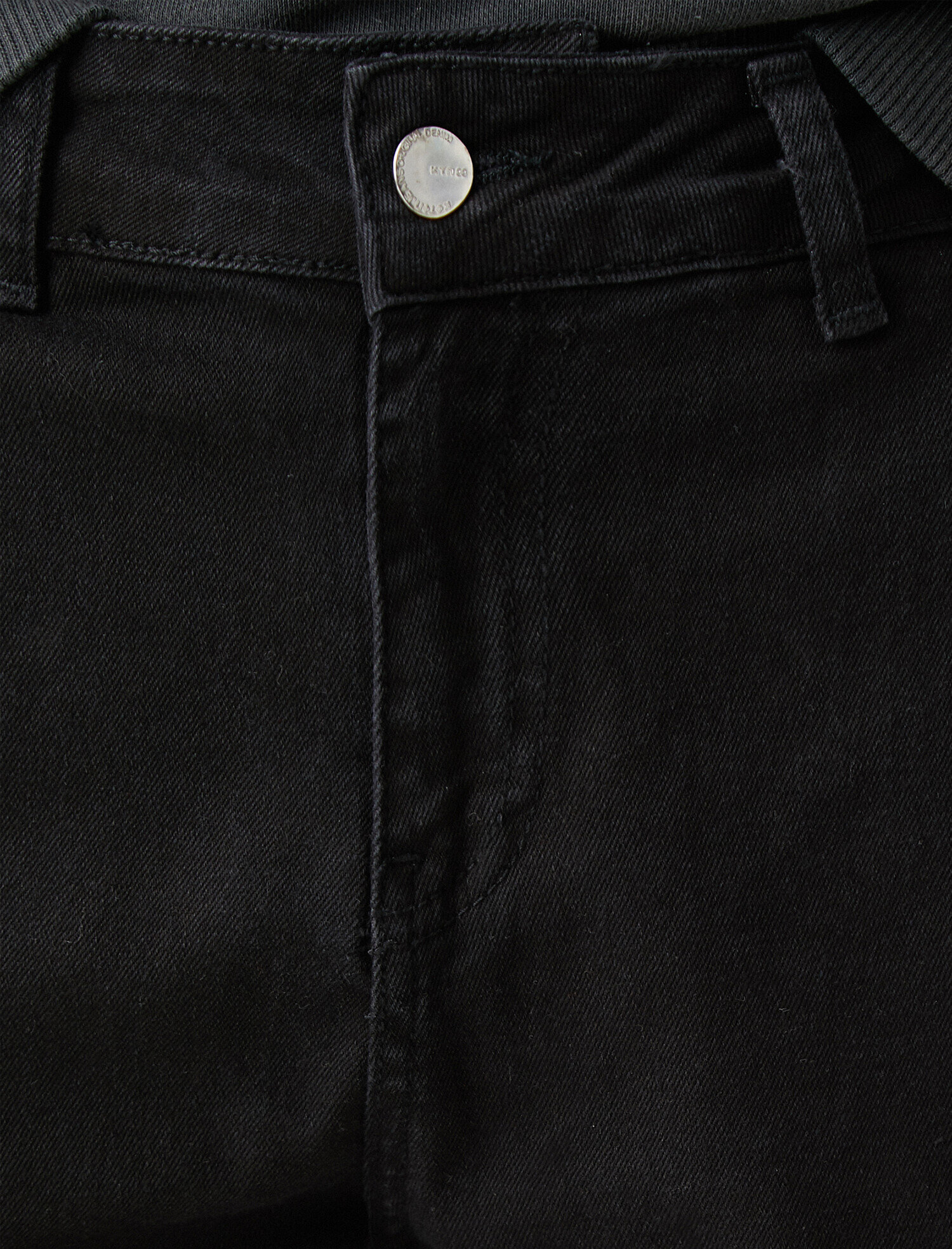   Cargo Jean - Yüksek Bel Rahat Kesim Kargo Cep Detaylı Pantolon