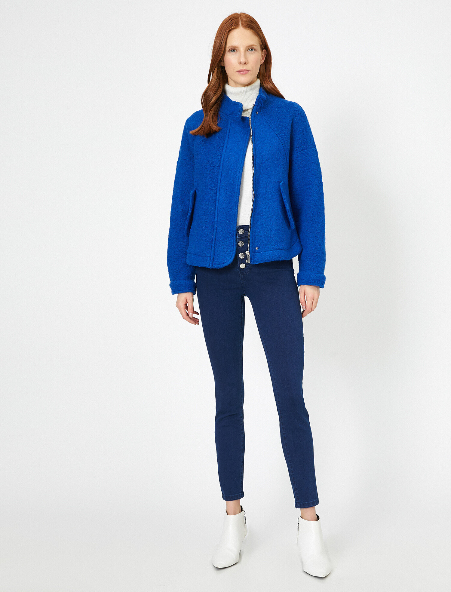   Carmen Jean - Yüksek Bel Dar Kesim Dar Paça Pantolon