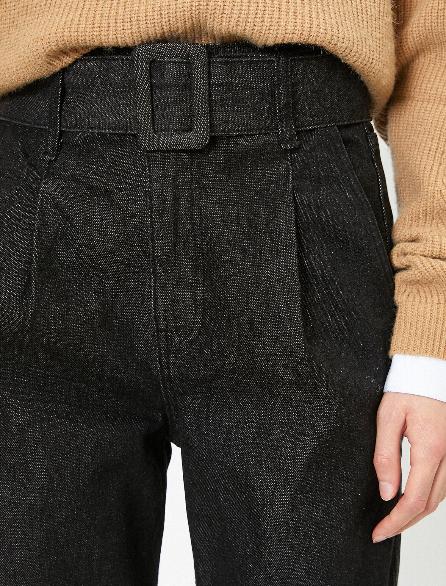   Cigarette Jean - Yüksek Bel Hafif Dar Kesim Dar Paça Pantolon