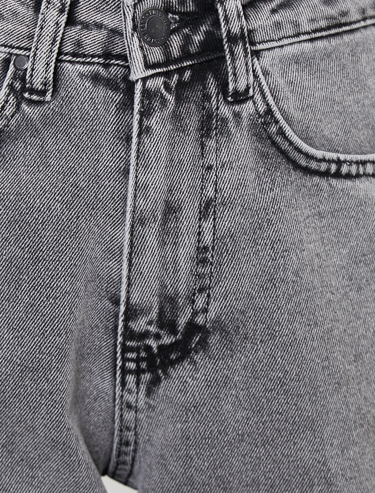   Mom Jean - Yüksek Bel Rahat Kesim Dar Paça Pantolon