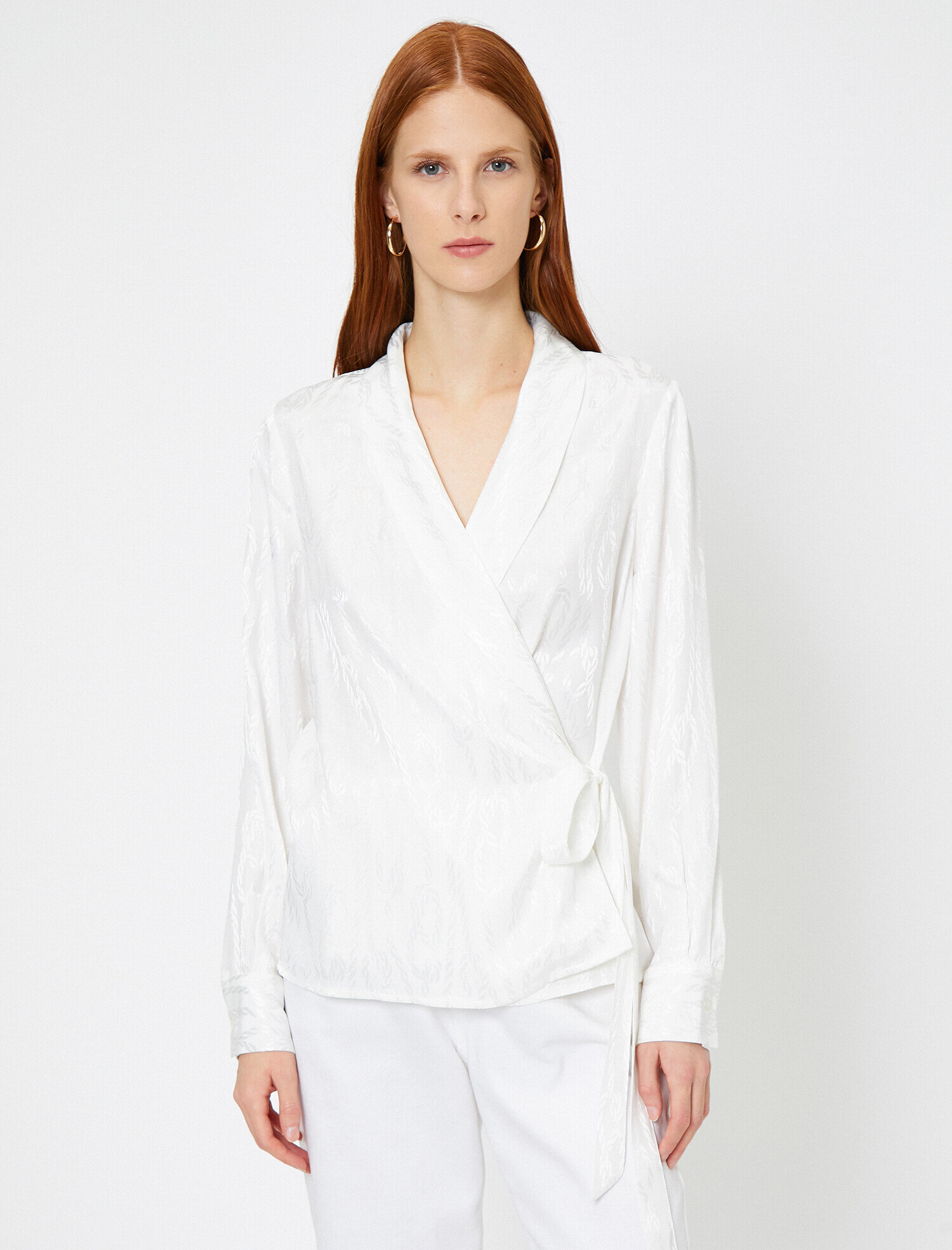   Uzun Kollu Jakar Anvelop Bluz