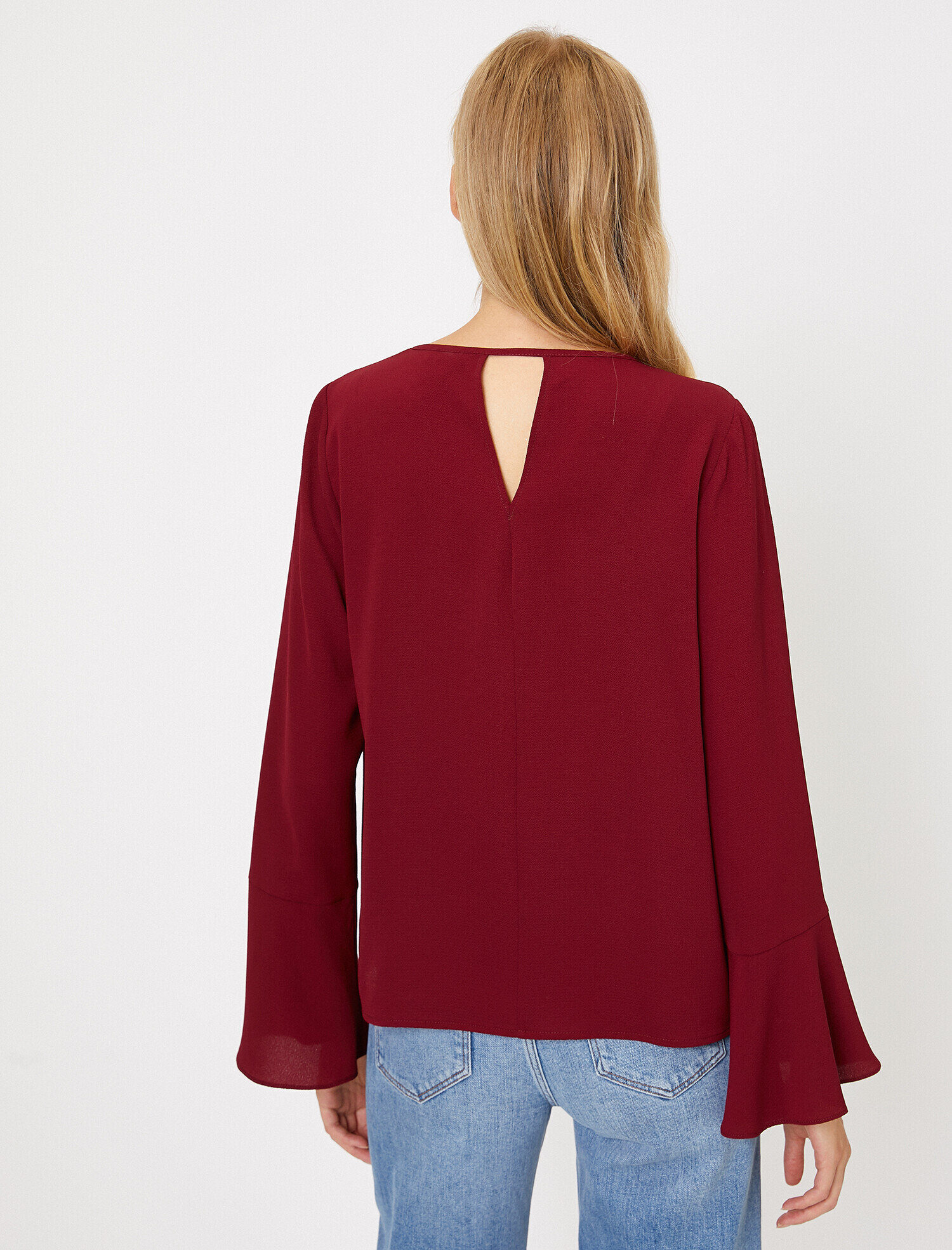   Kolları Volanlı Bluz