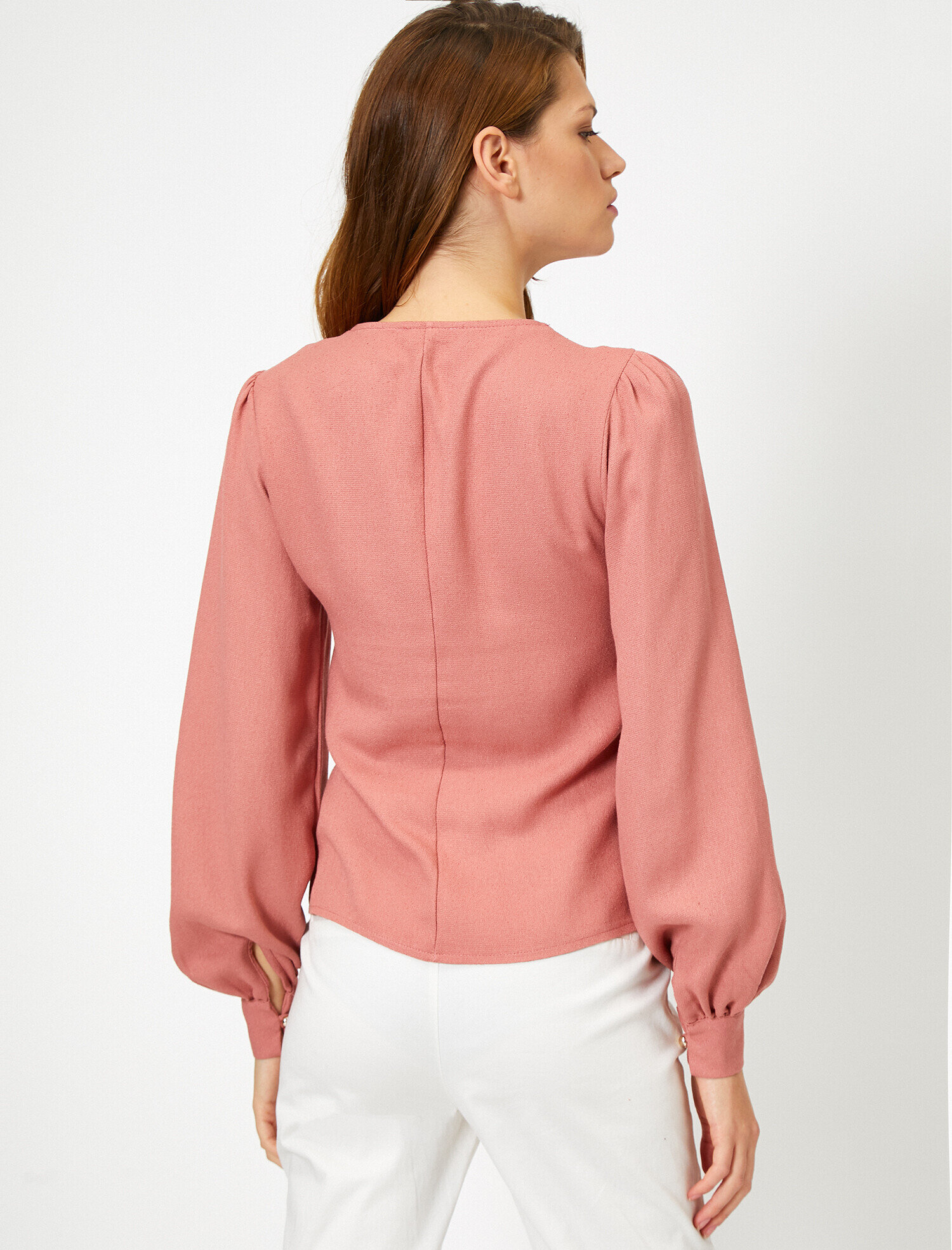   Düğme Detaylı Bluz