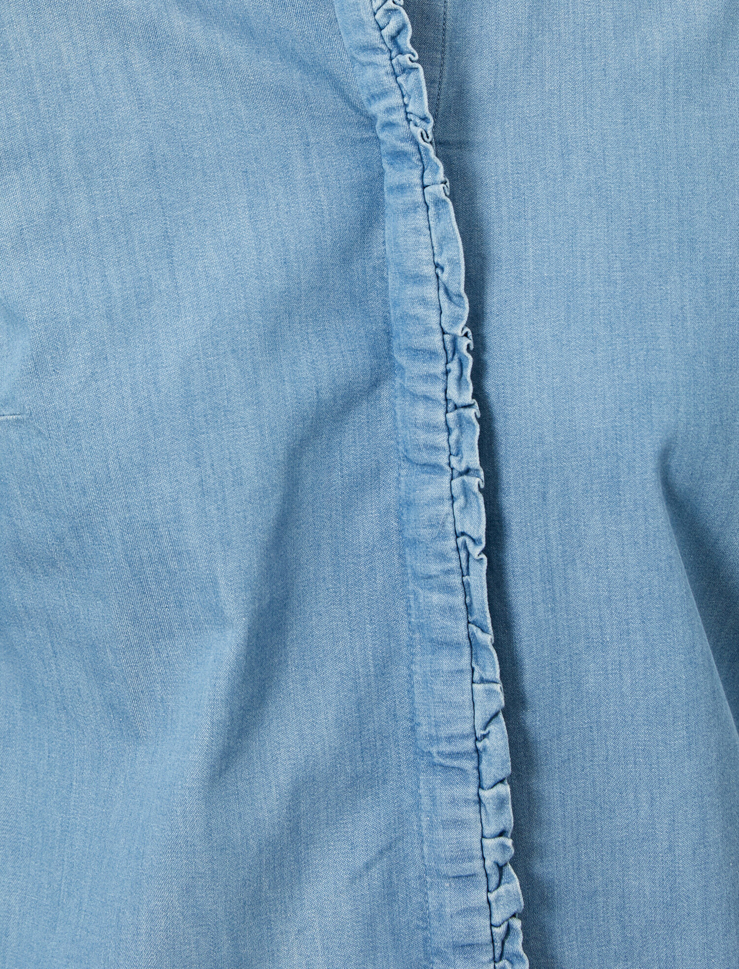   Pamuklu Jean Gömlek