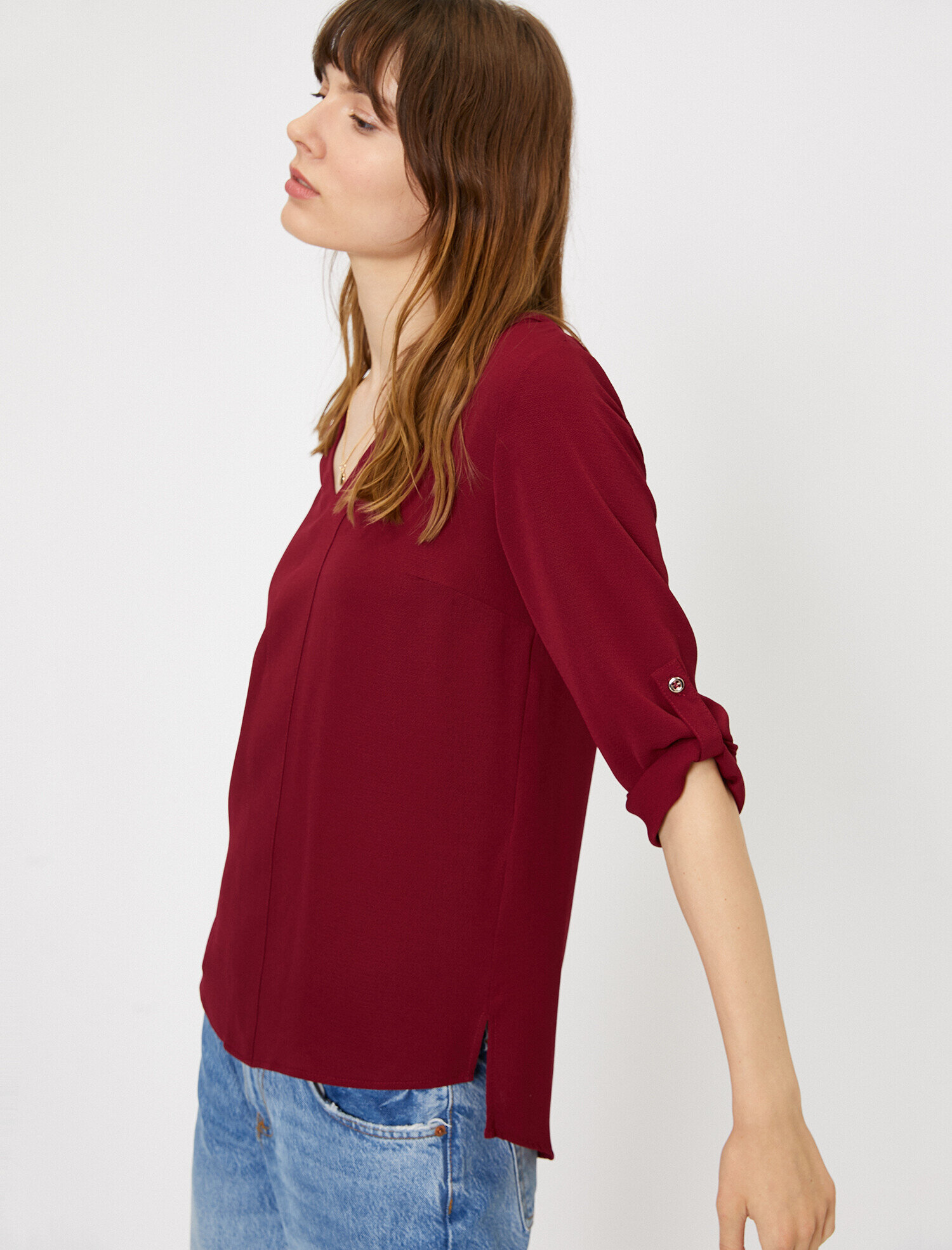   Kol Detaylı Bluz