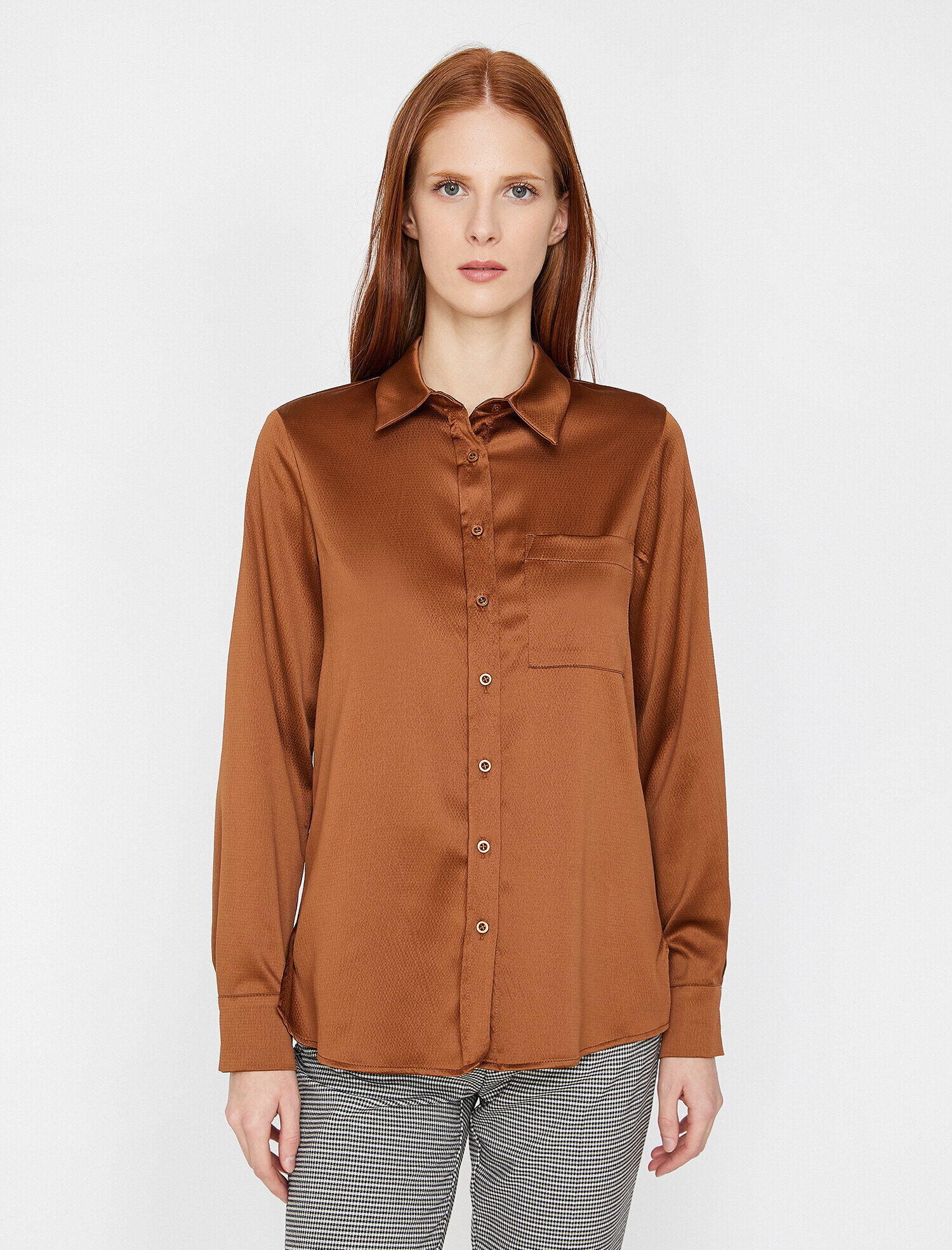   Cep Detaylı Gömlek