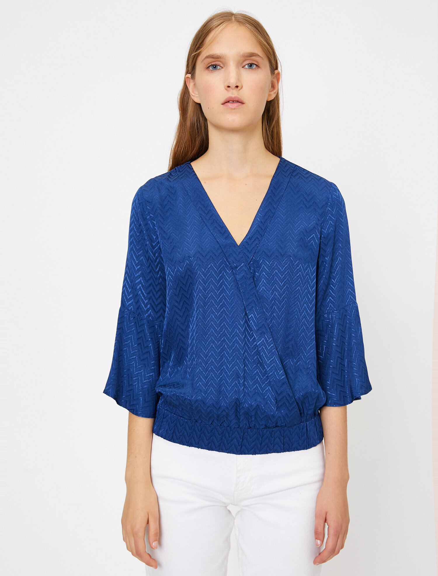   Uzun Kollu Jakar Anvelop Bluz