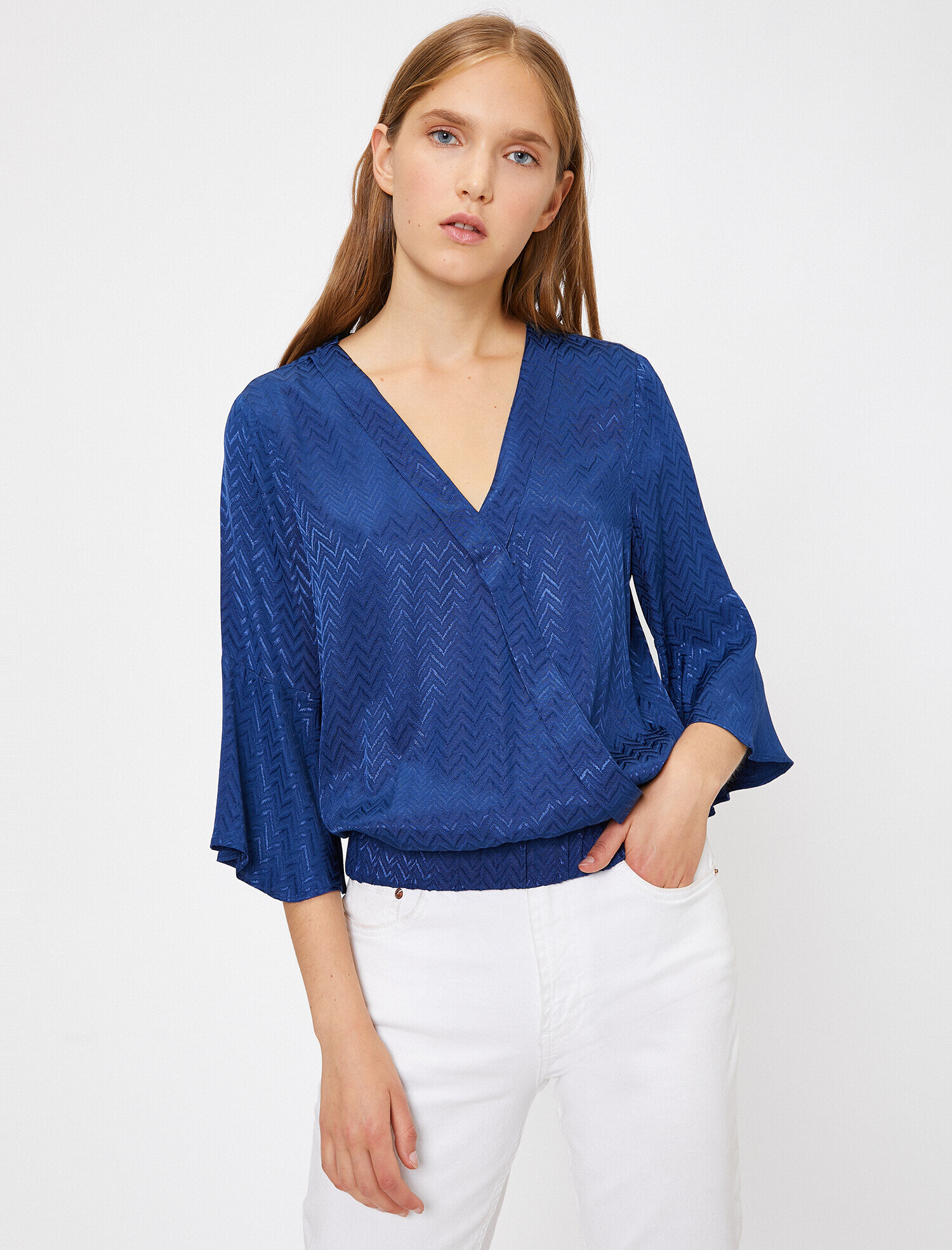   Uzun Kollu Jakar Anvelop Bluz