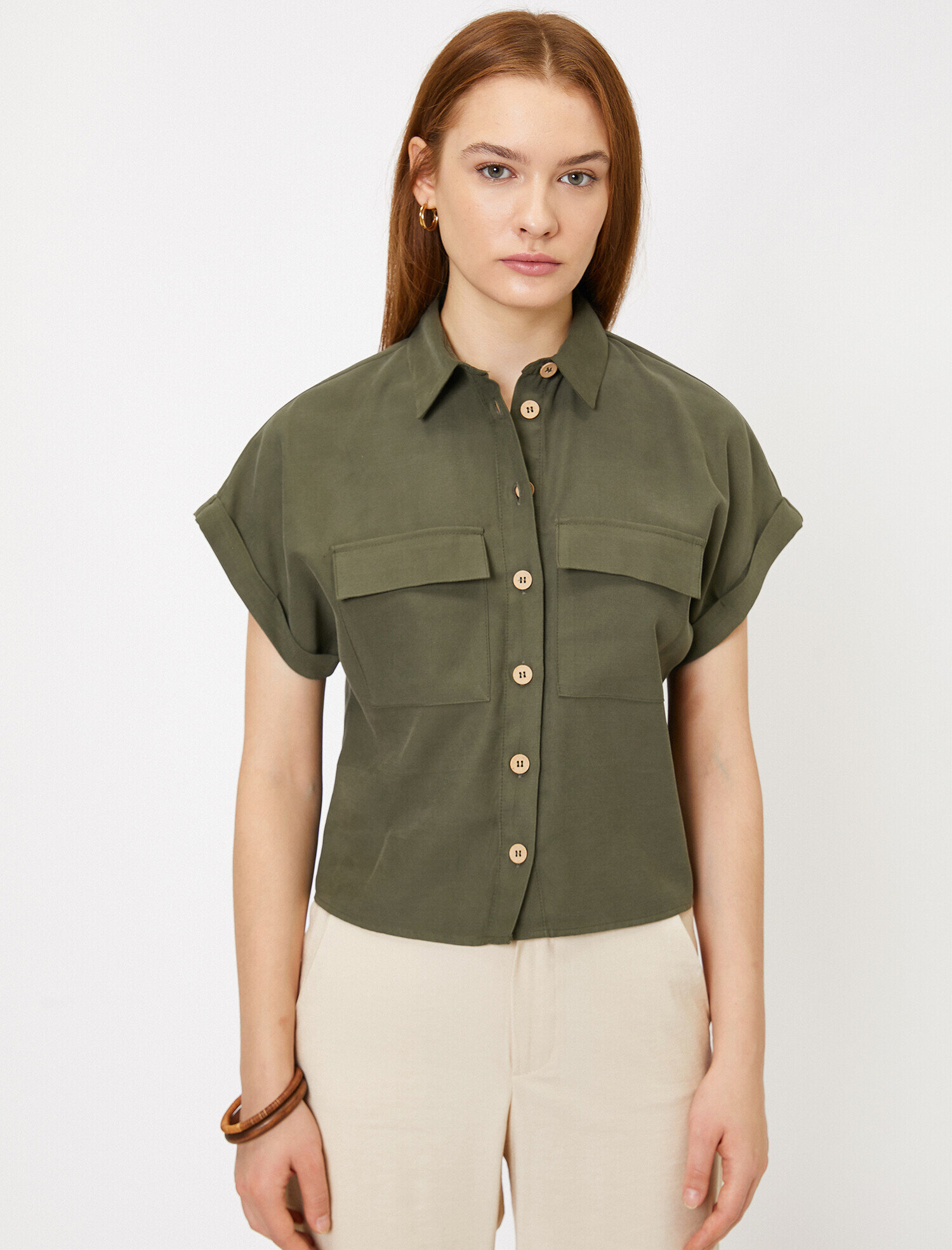 Cep Detaylı Gömlek