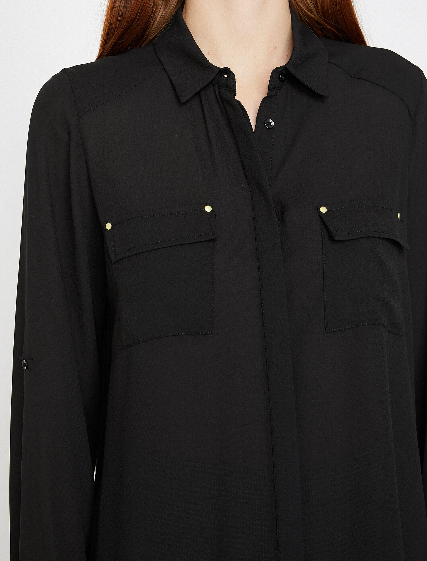   Cep Detaylı Gömlek