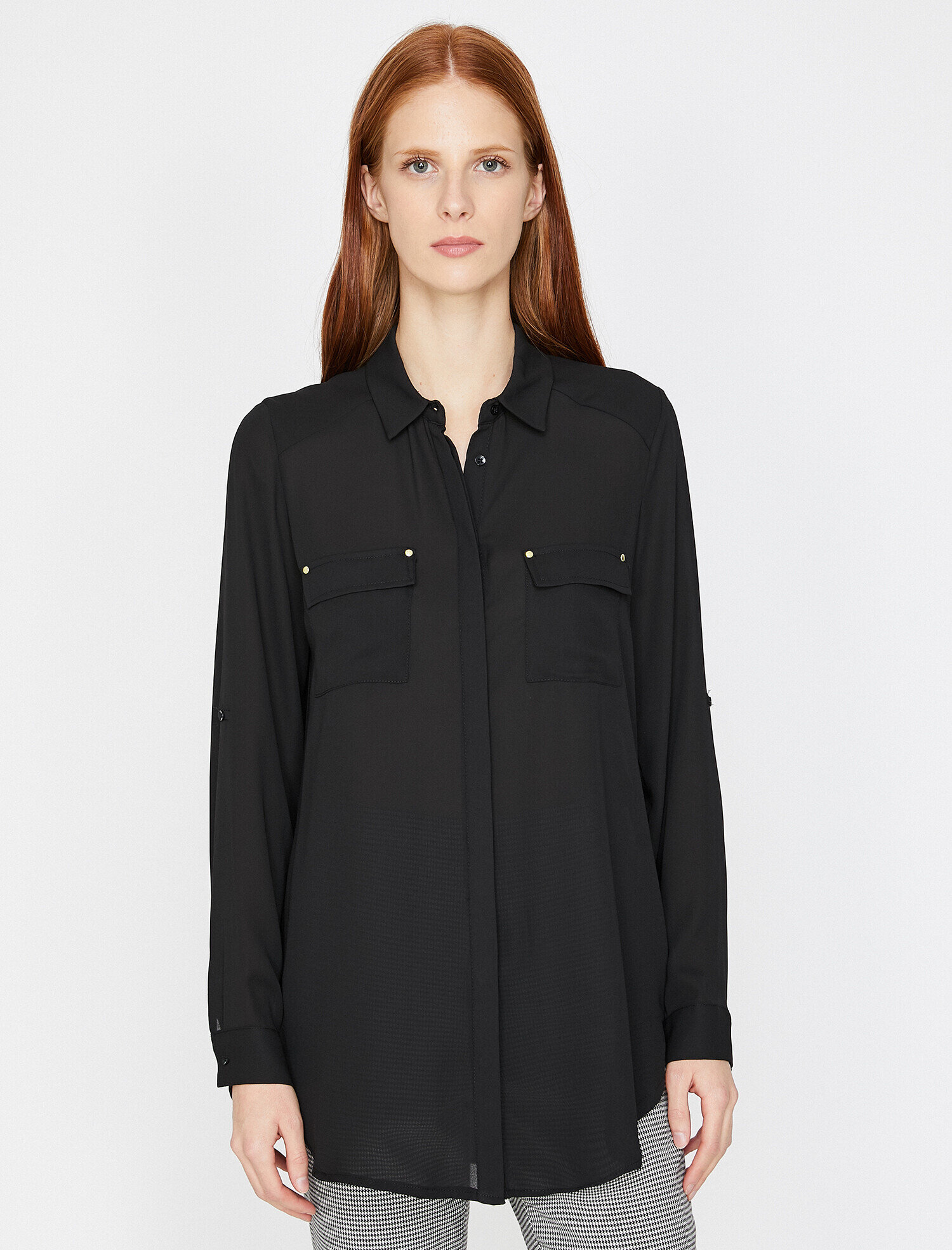   Cep Detaylı Gömlek