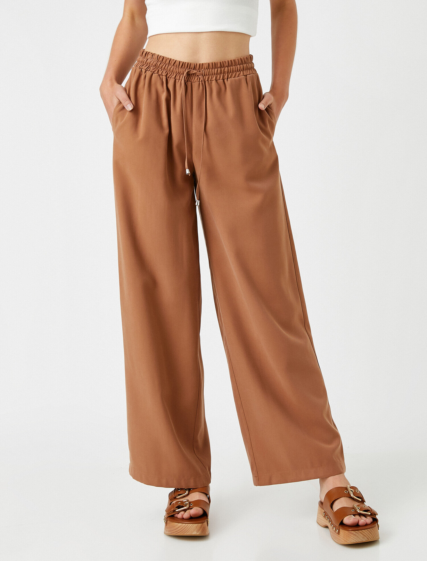   Belden Bağlamalı Pantolon