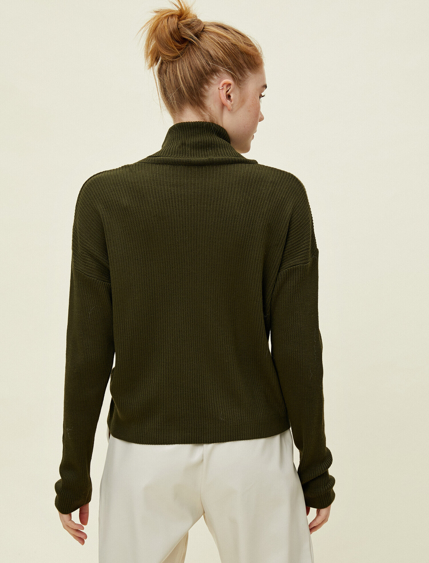   Boğazlı Triko Kazak