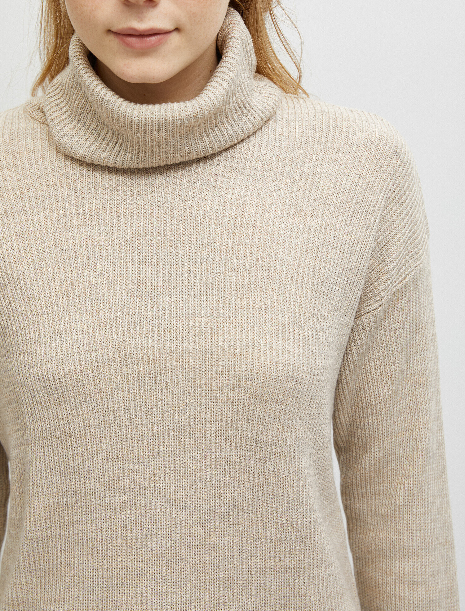   Boğazlı Triko Kazak