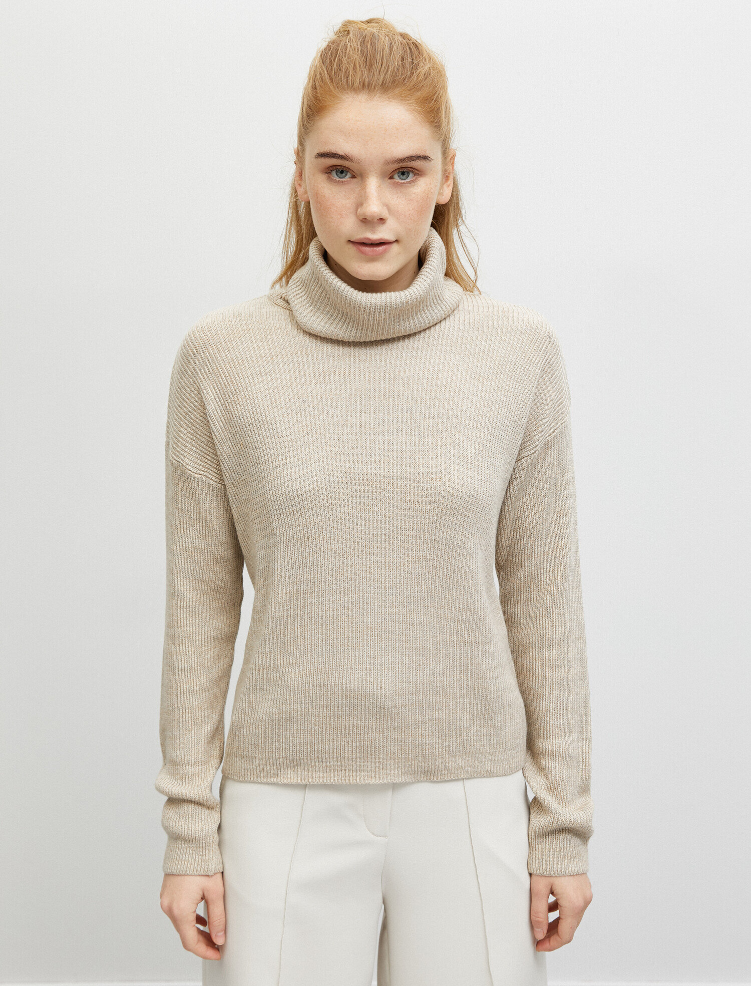   Boğazlı Triko Kazak