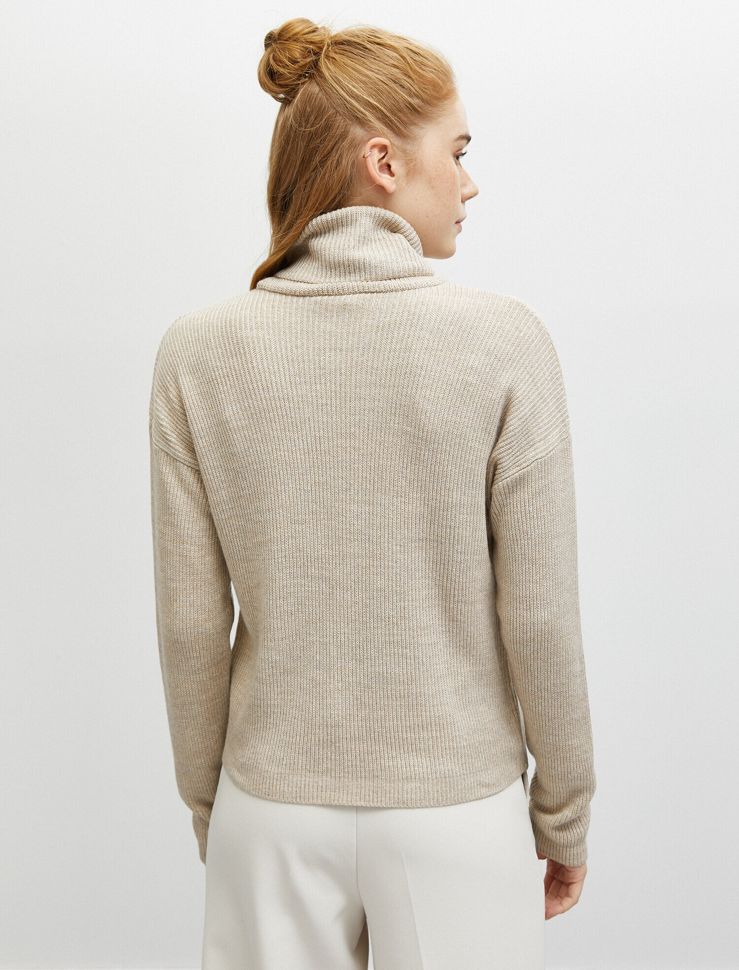   Boğazlı Triko Kazak