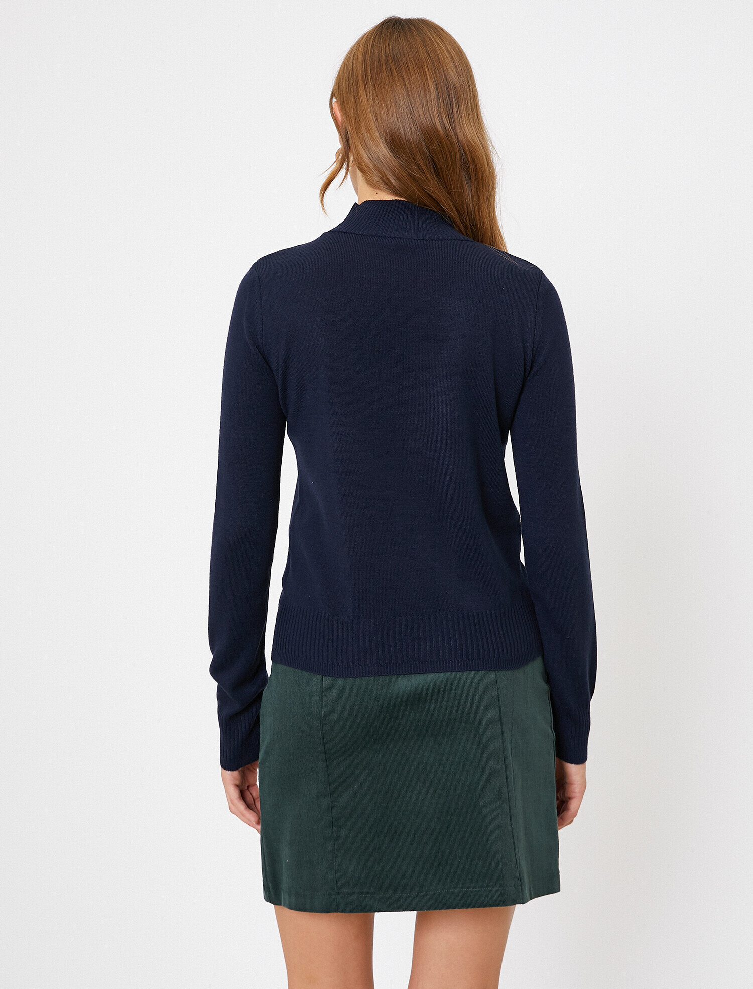   Boğazlı Triko Kazak