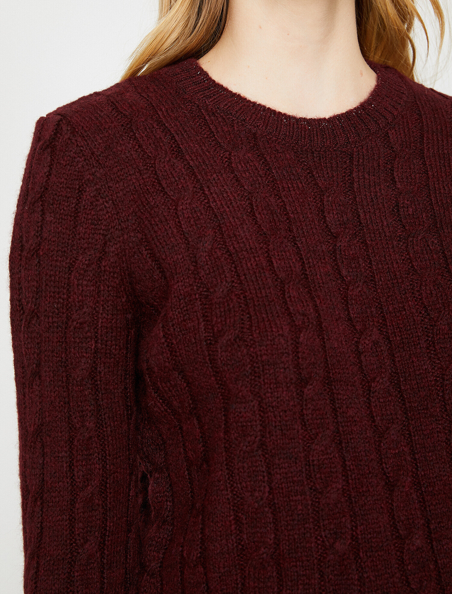   Bisiklet Yaka Triko Kazak