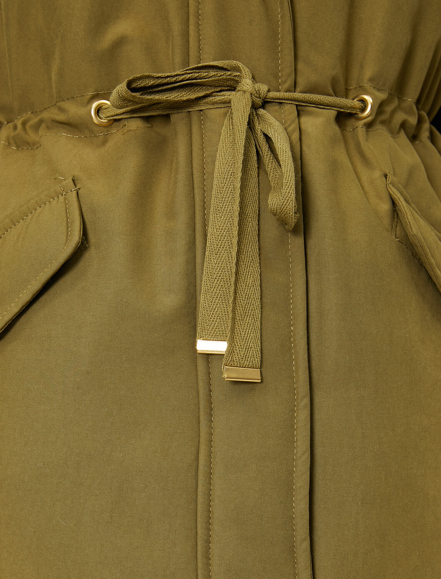   Suni Kürk Detaylı Parka