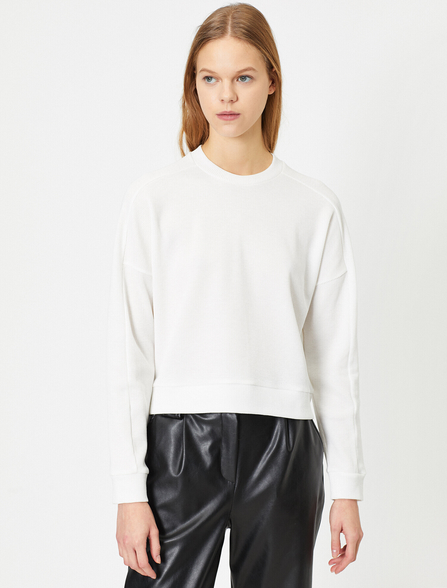   Bisiklet Yaka Sweatshirt